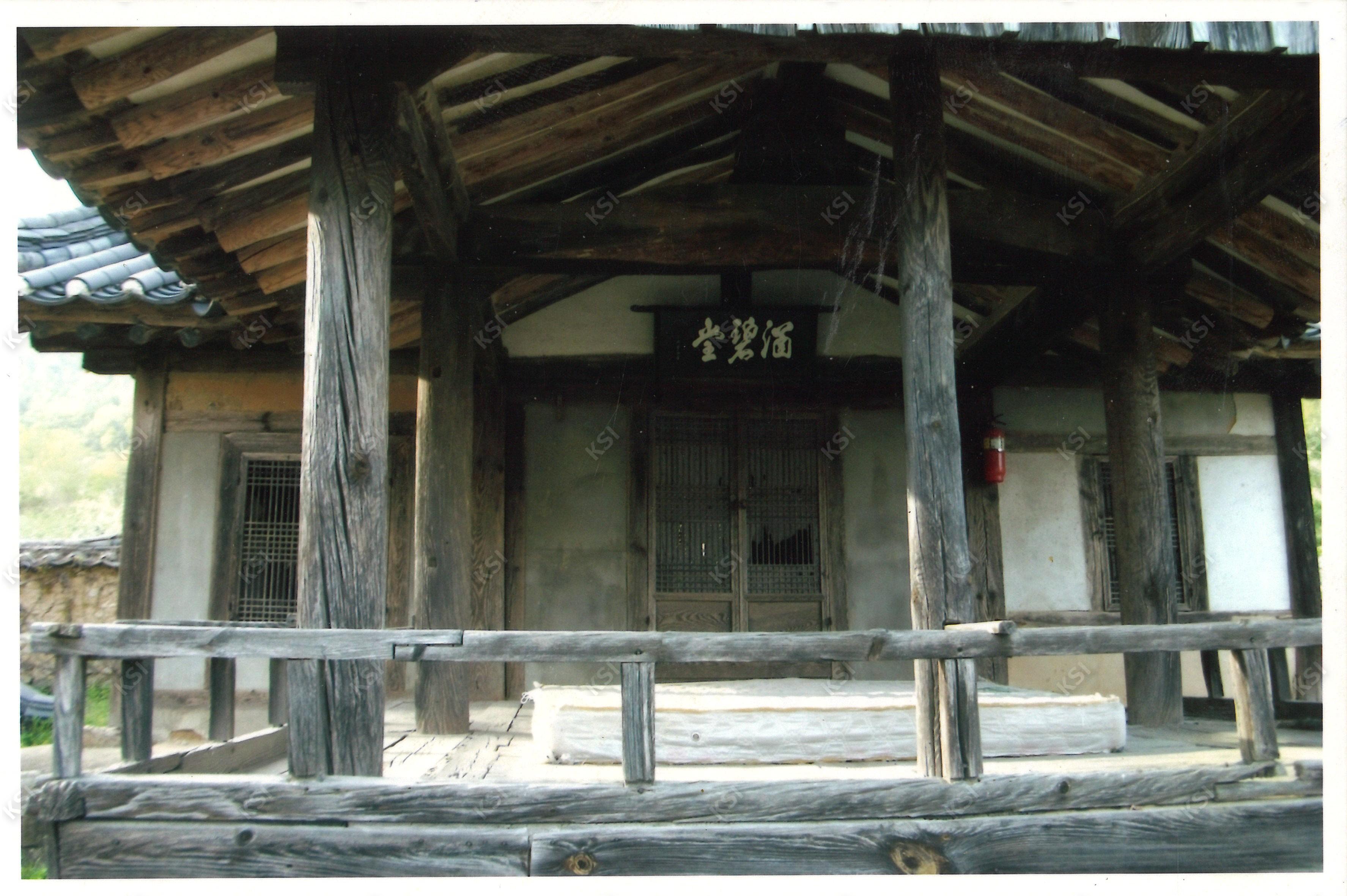 2011년 함벽당 내부 모습