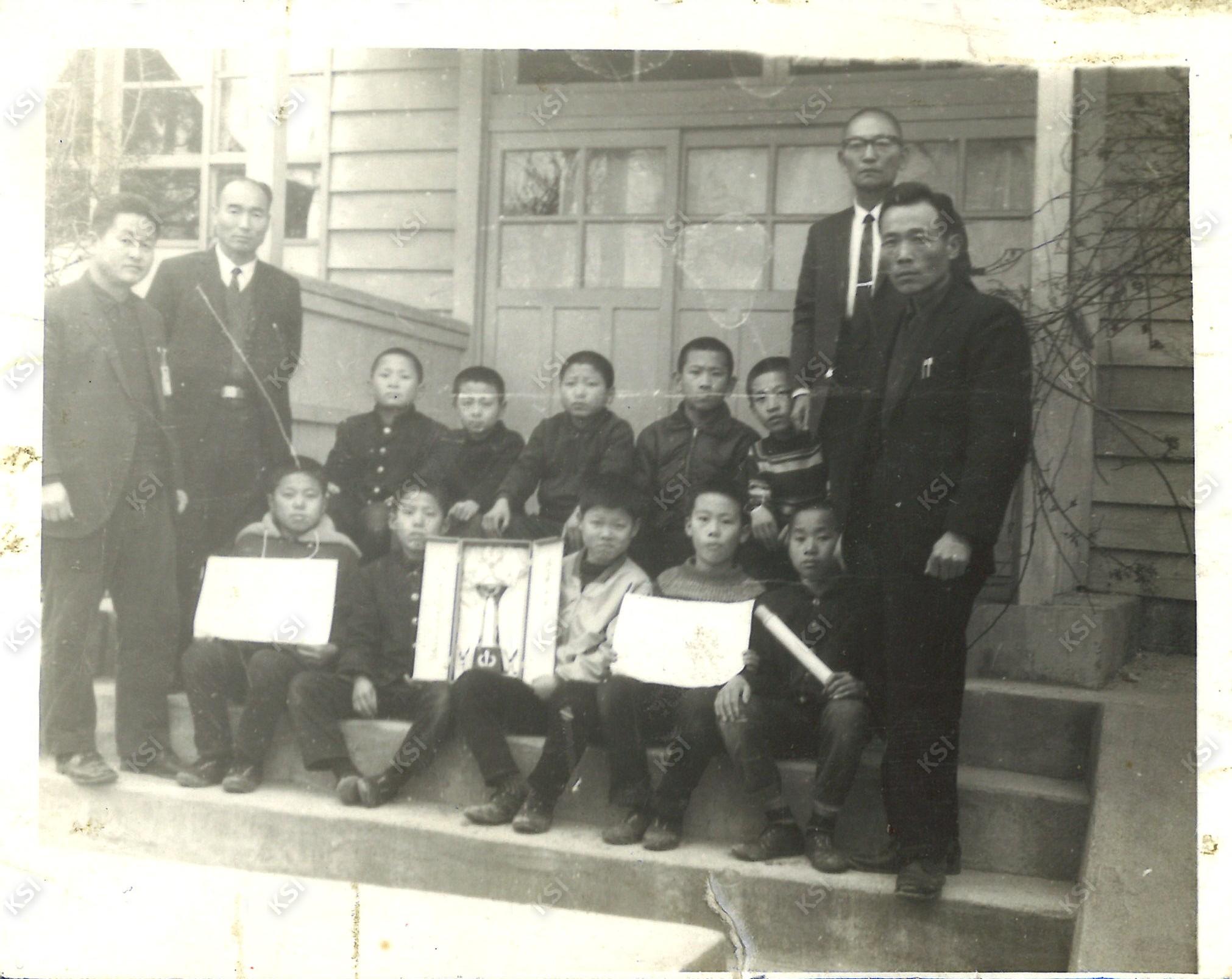 1950년대 말 주산대회 전국1등 기념