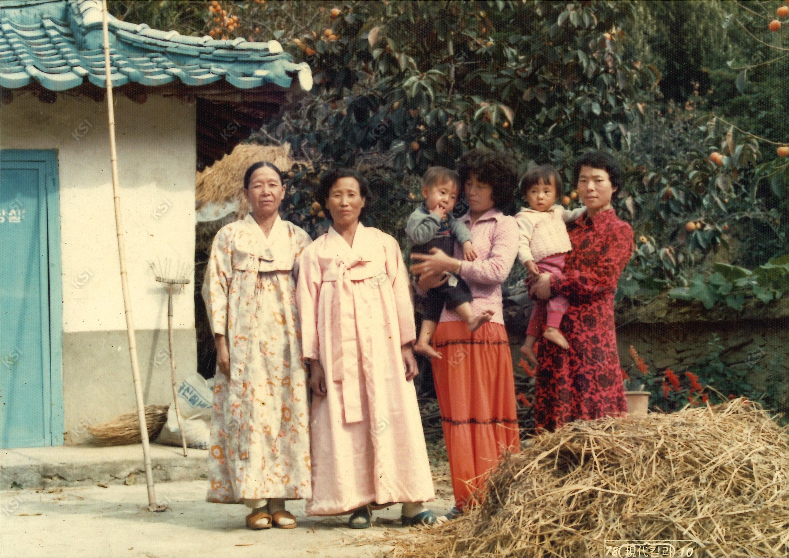 1978년 가족들 모습