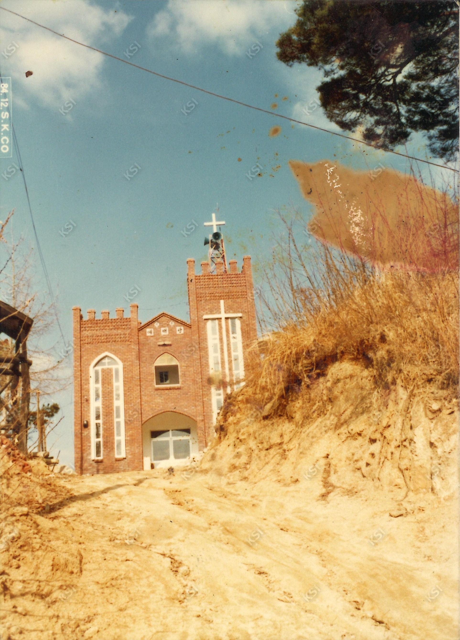 1984년 서후교회 전경