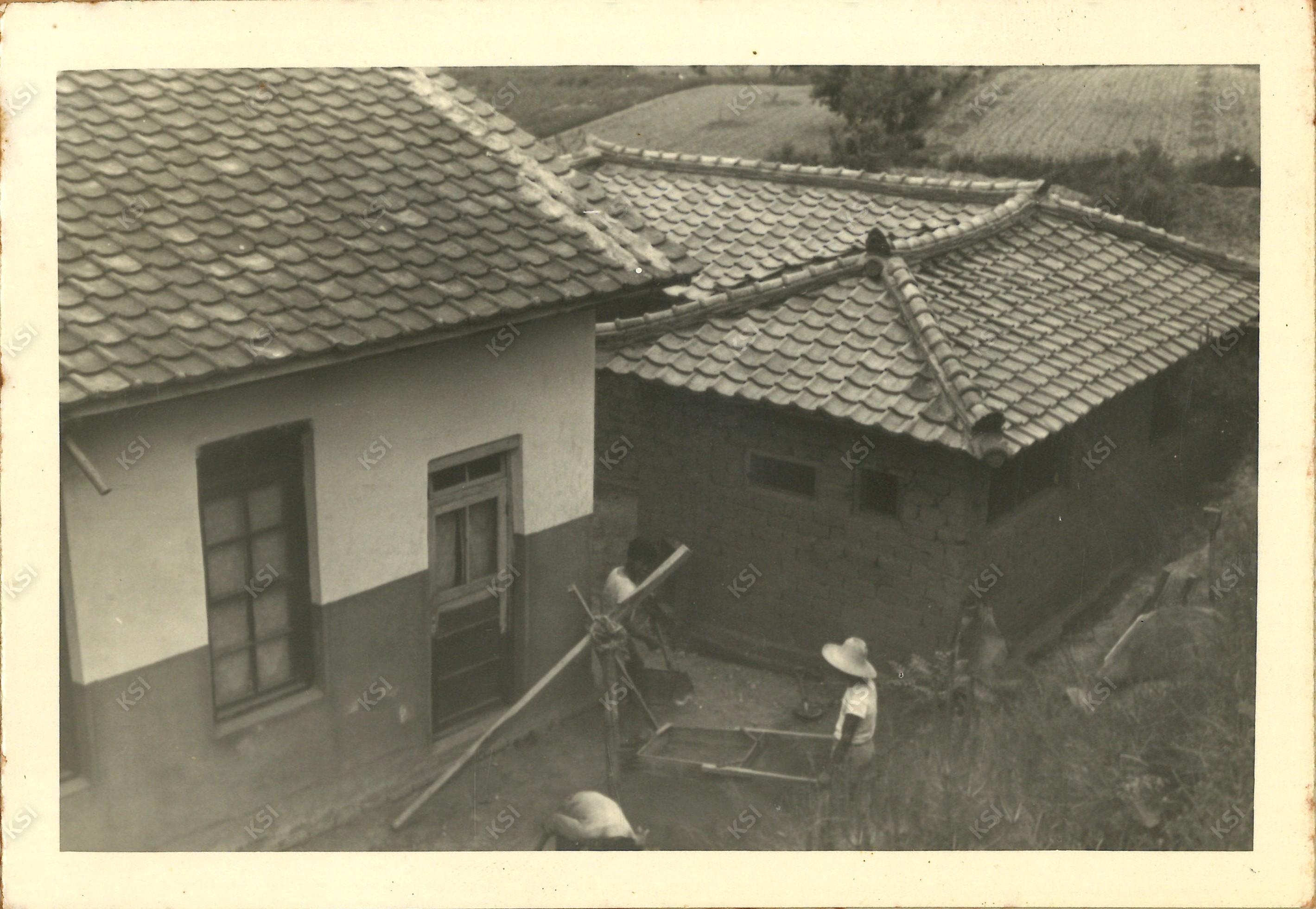 1970년대 서후교회 예배당과 사택
