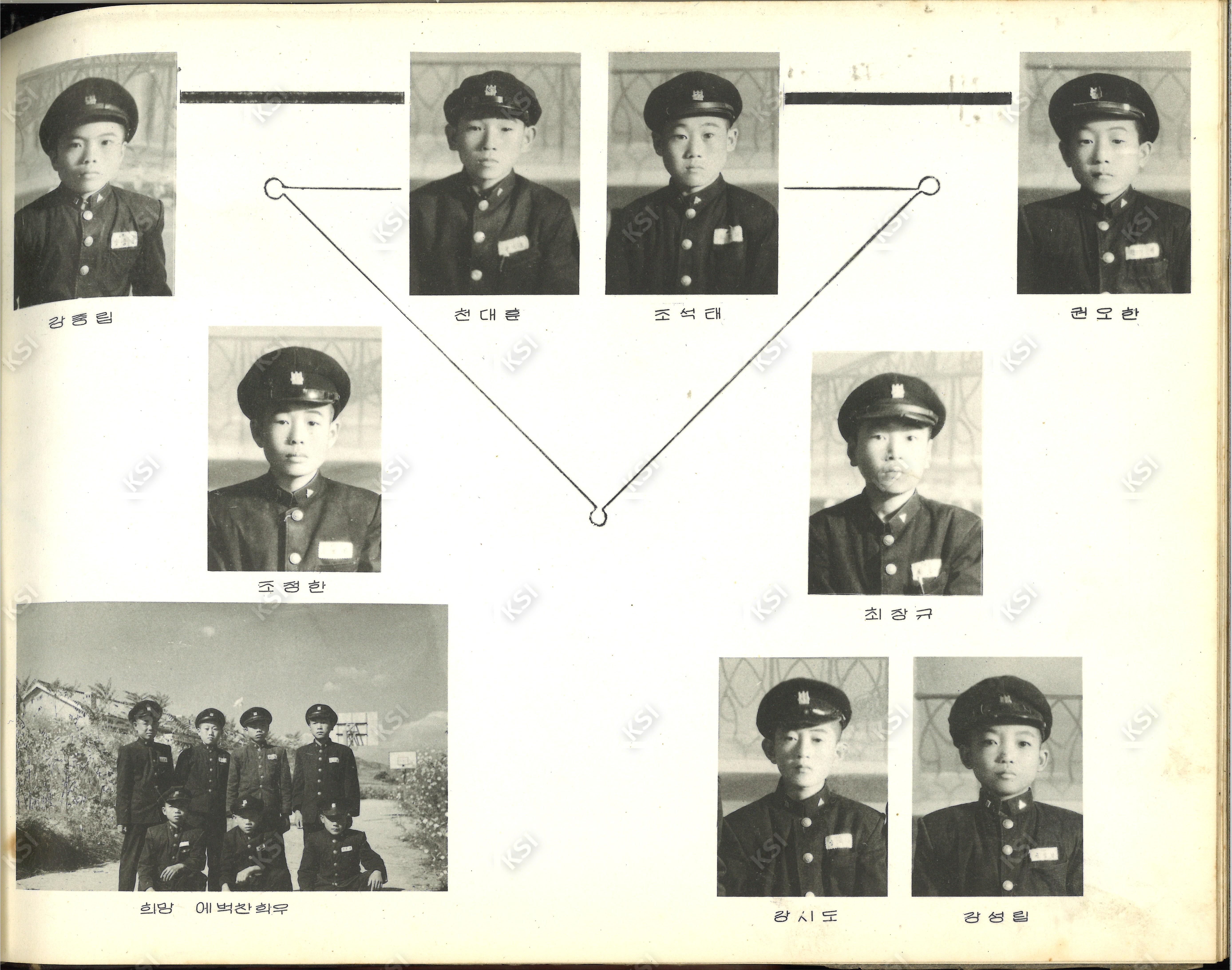 1963년 북후중학교 졸업생