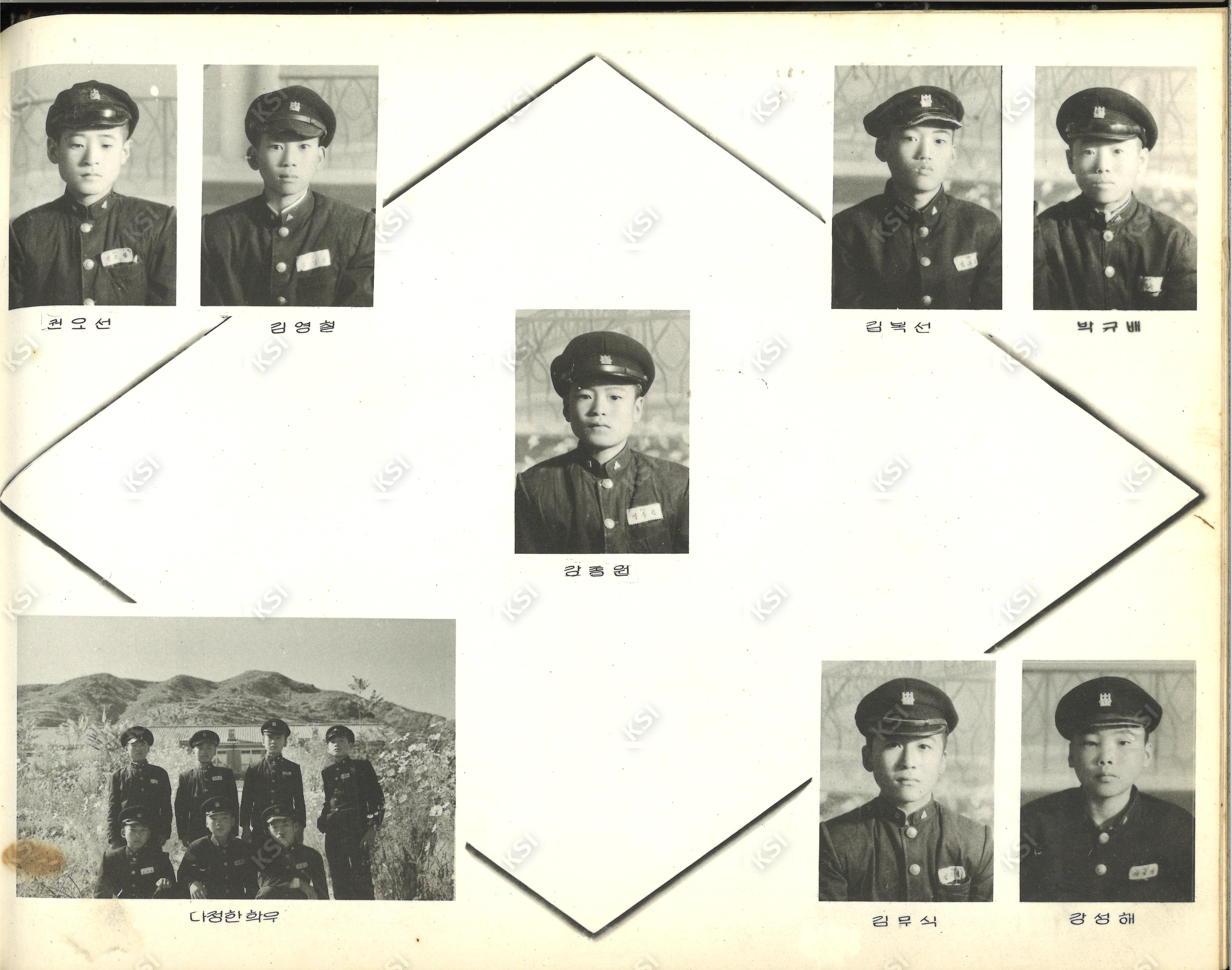 1963년 북후중학교 졸업생