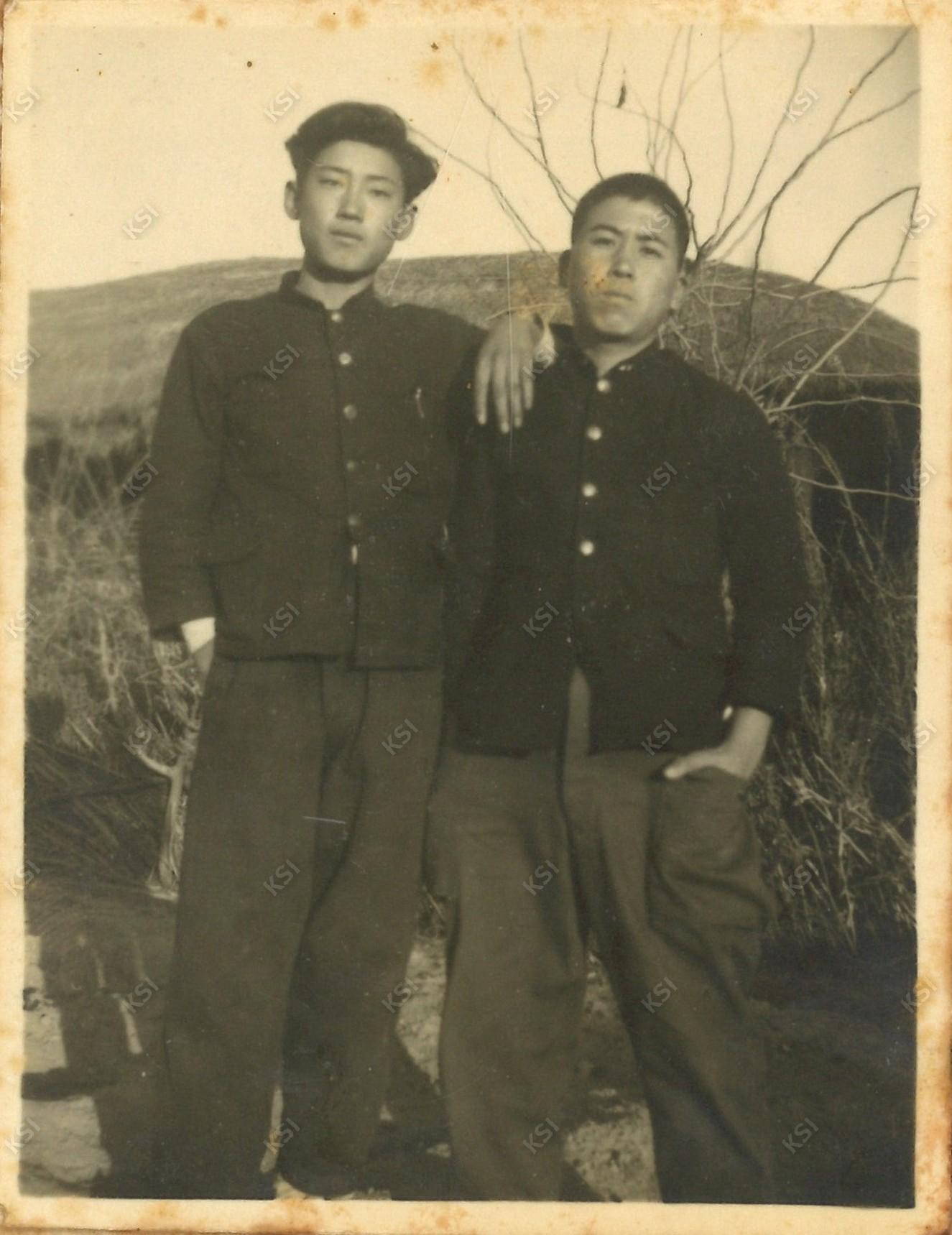 1950년대 초 텃밭에서