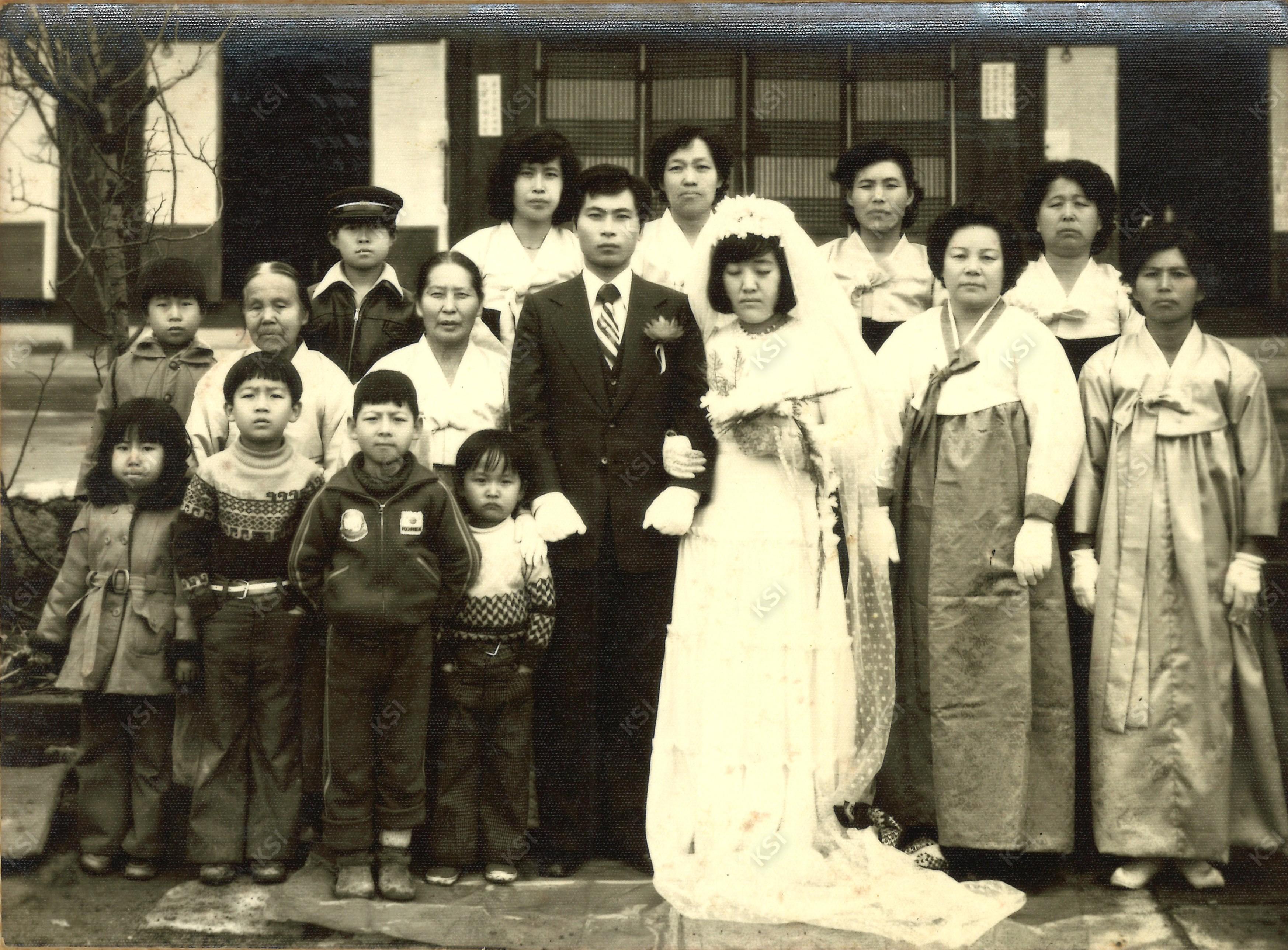 1970년대 법룡사 결혼식