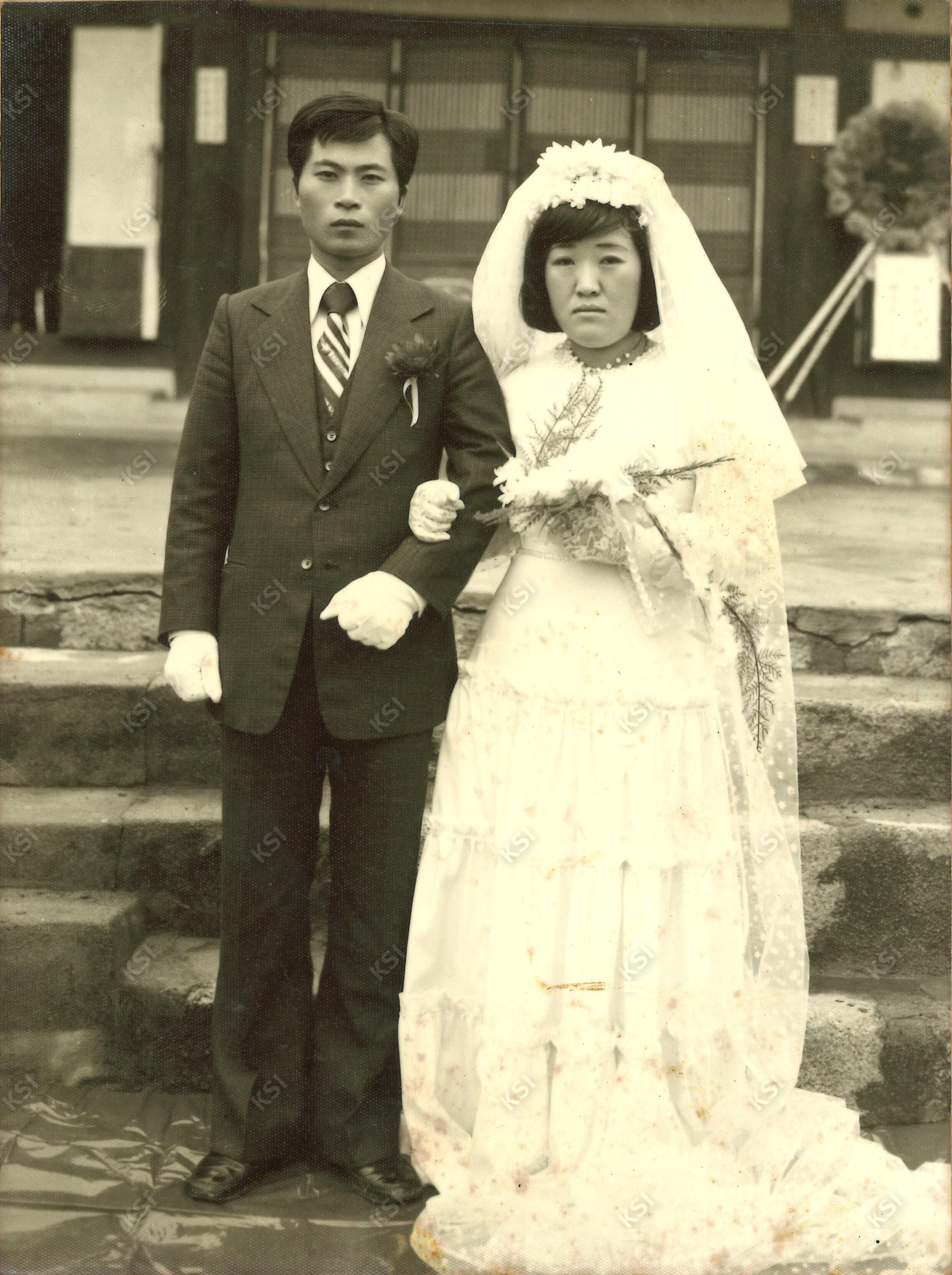 1970년대 법룡사 결혼식