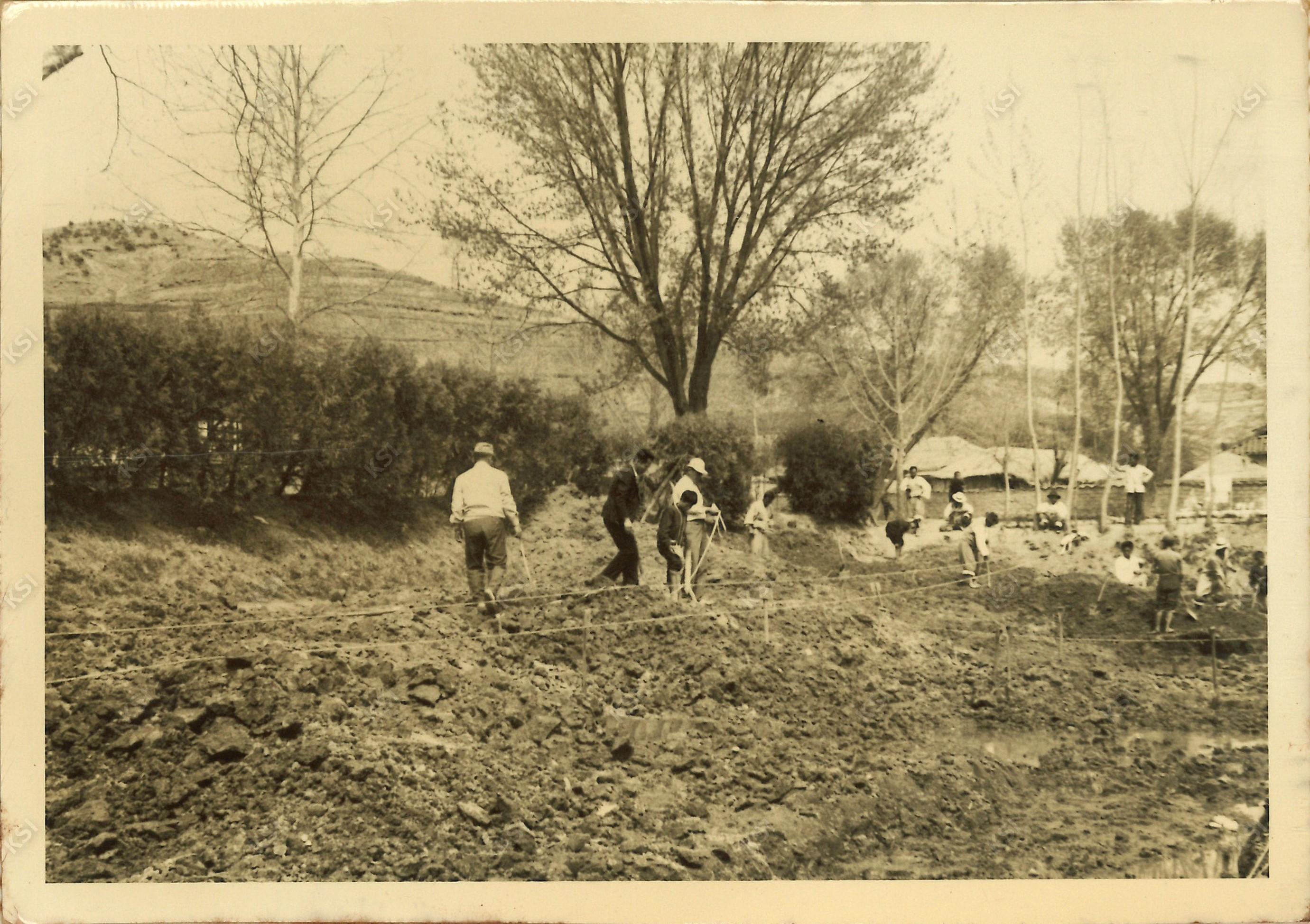 1970년대 서후국민학교 하천 정비