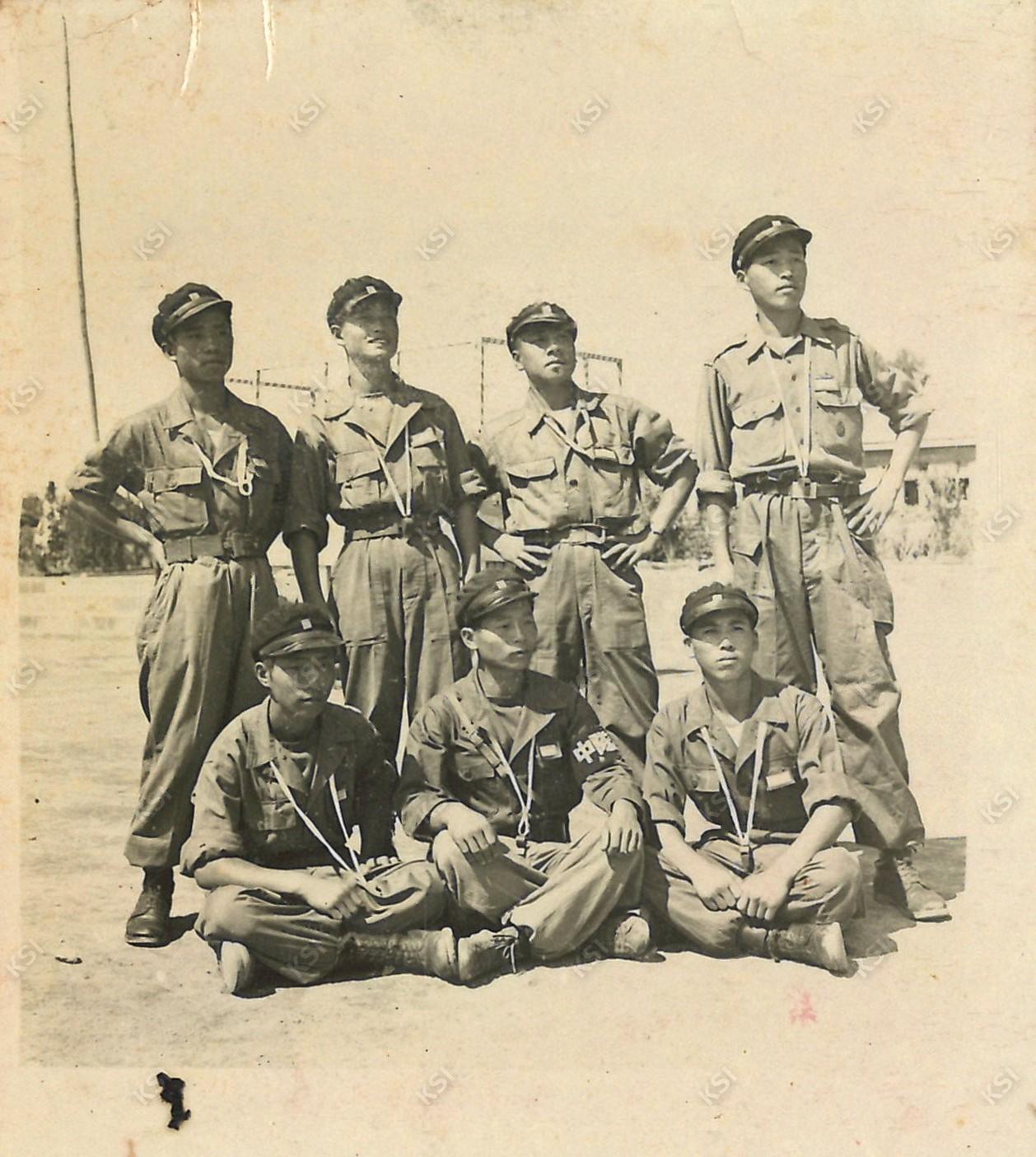 1950년대 호국단 간부일동