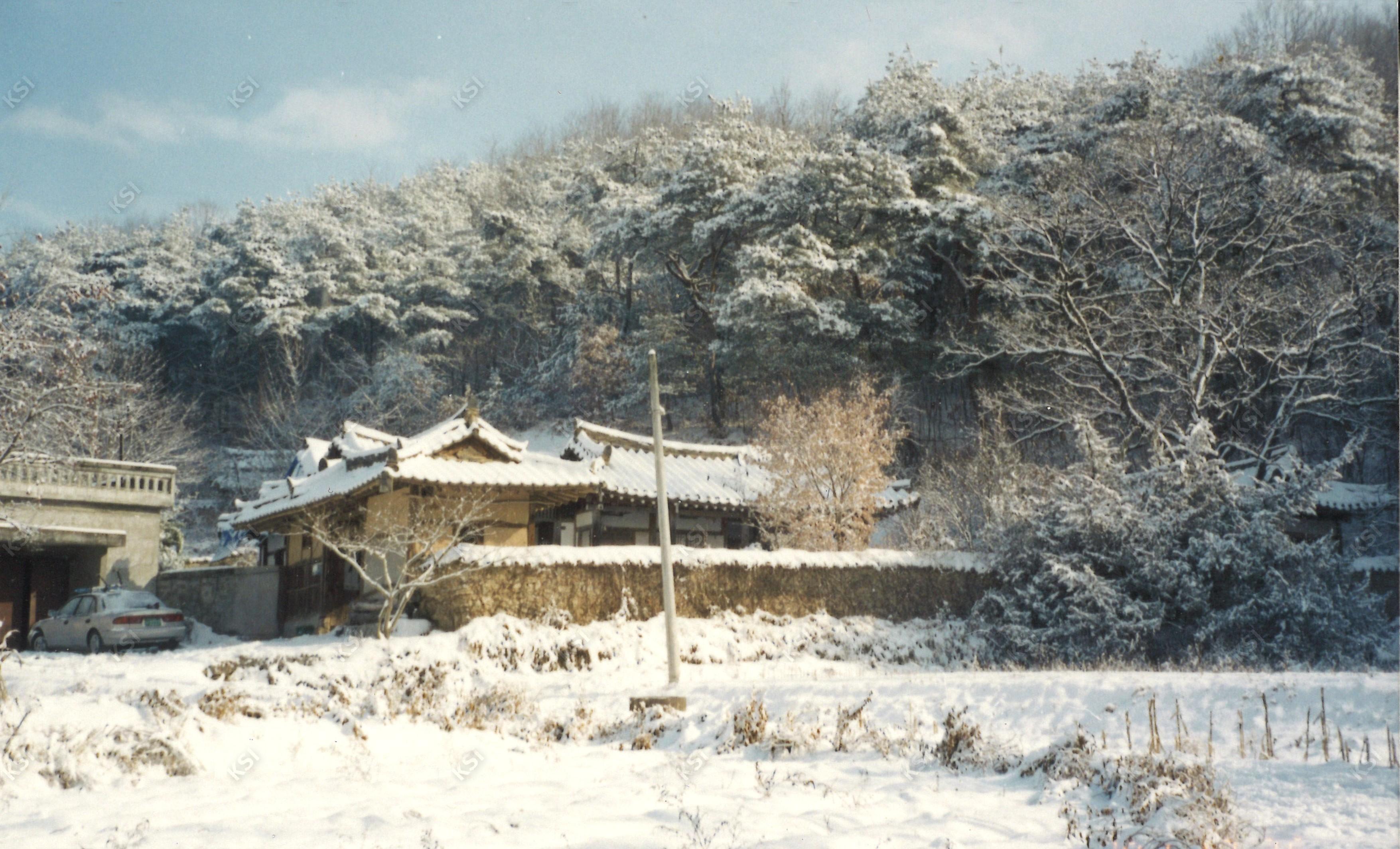 1980년대 간재종택 전경