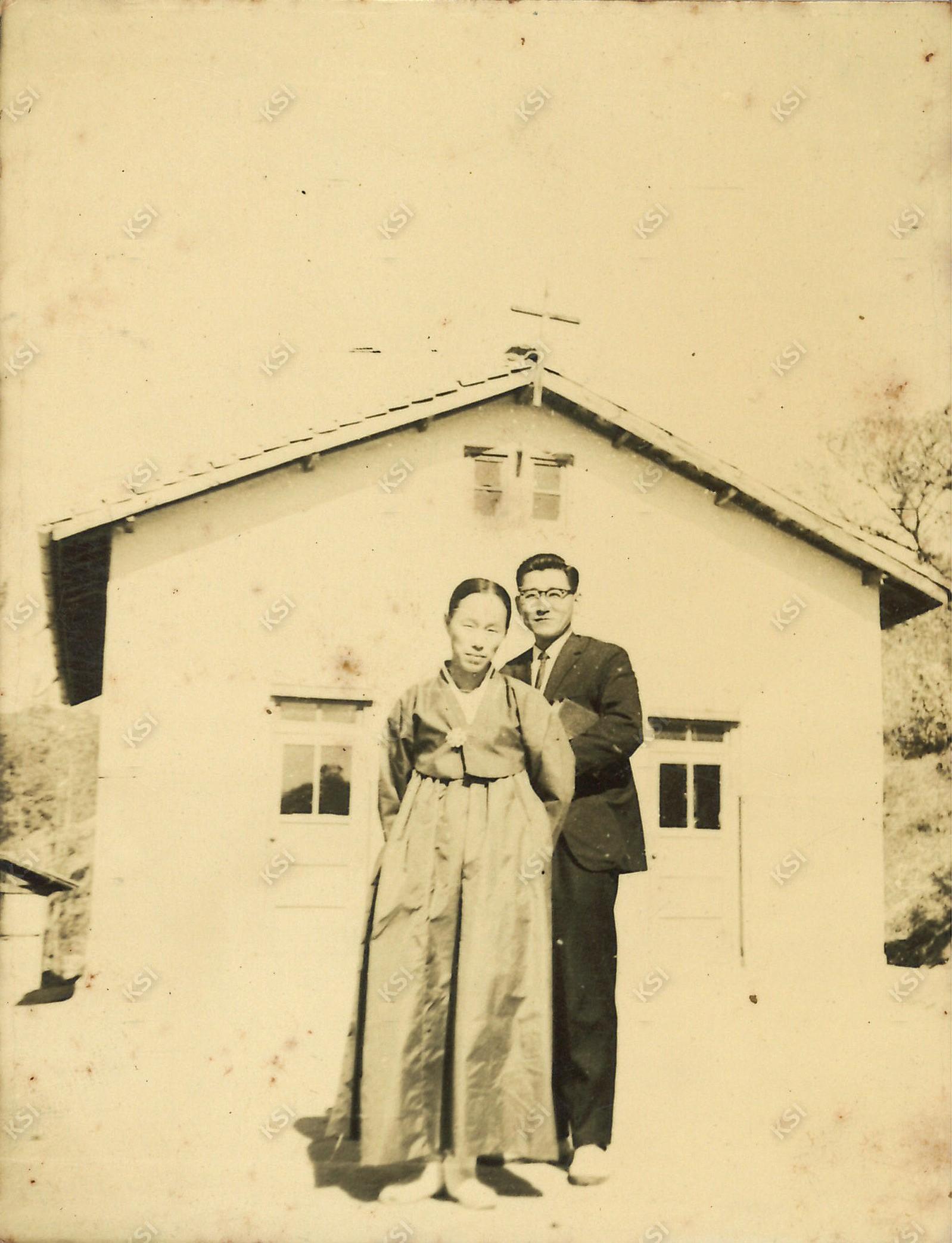 1960년대 서후교회에서