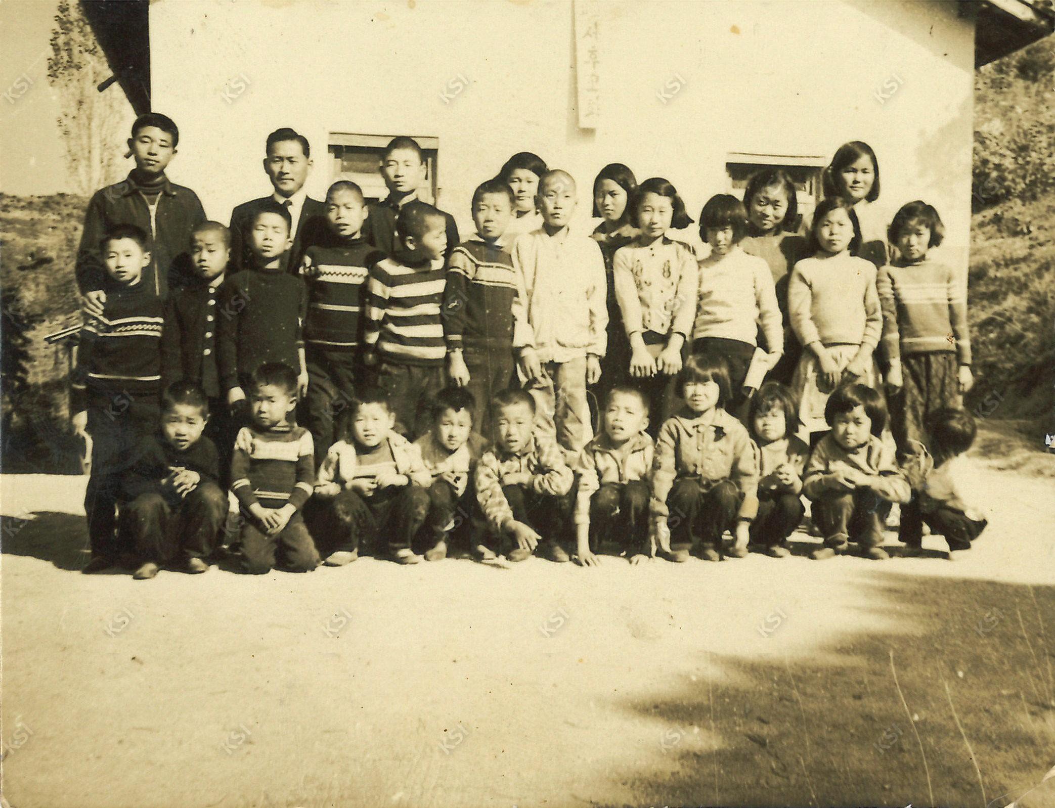 1960년대 서후교회에서