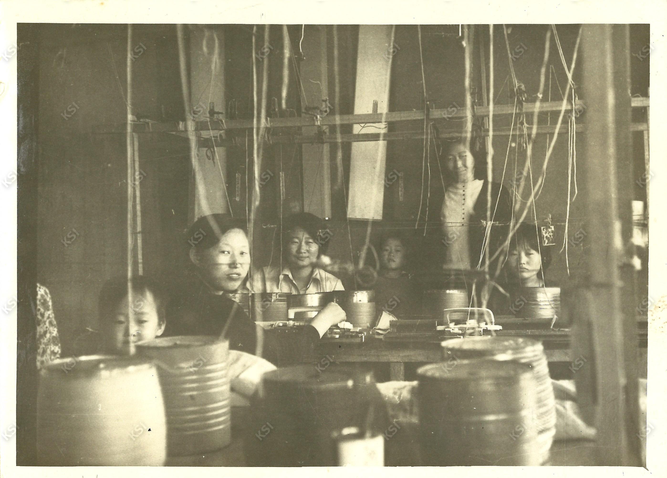 1970년대 중반 편물공장