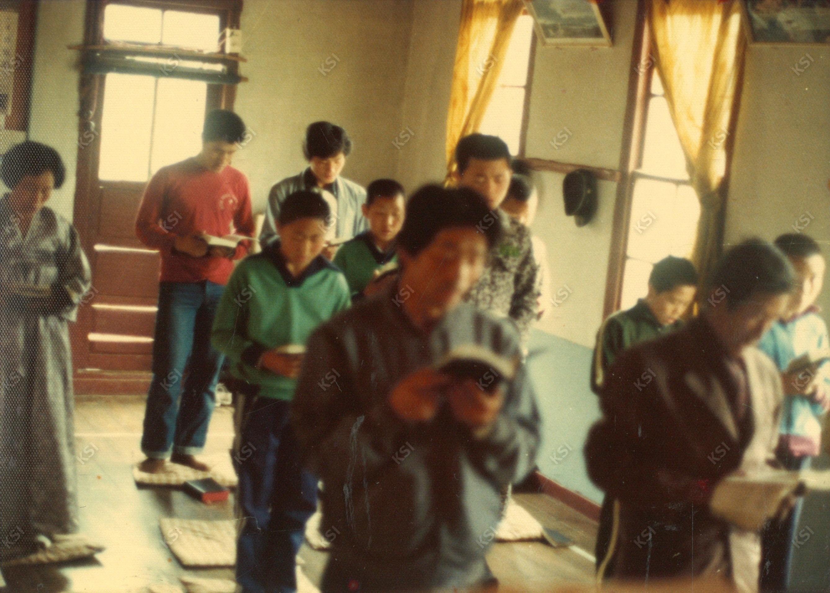 1980년대 서후교회 예배