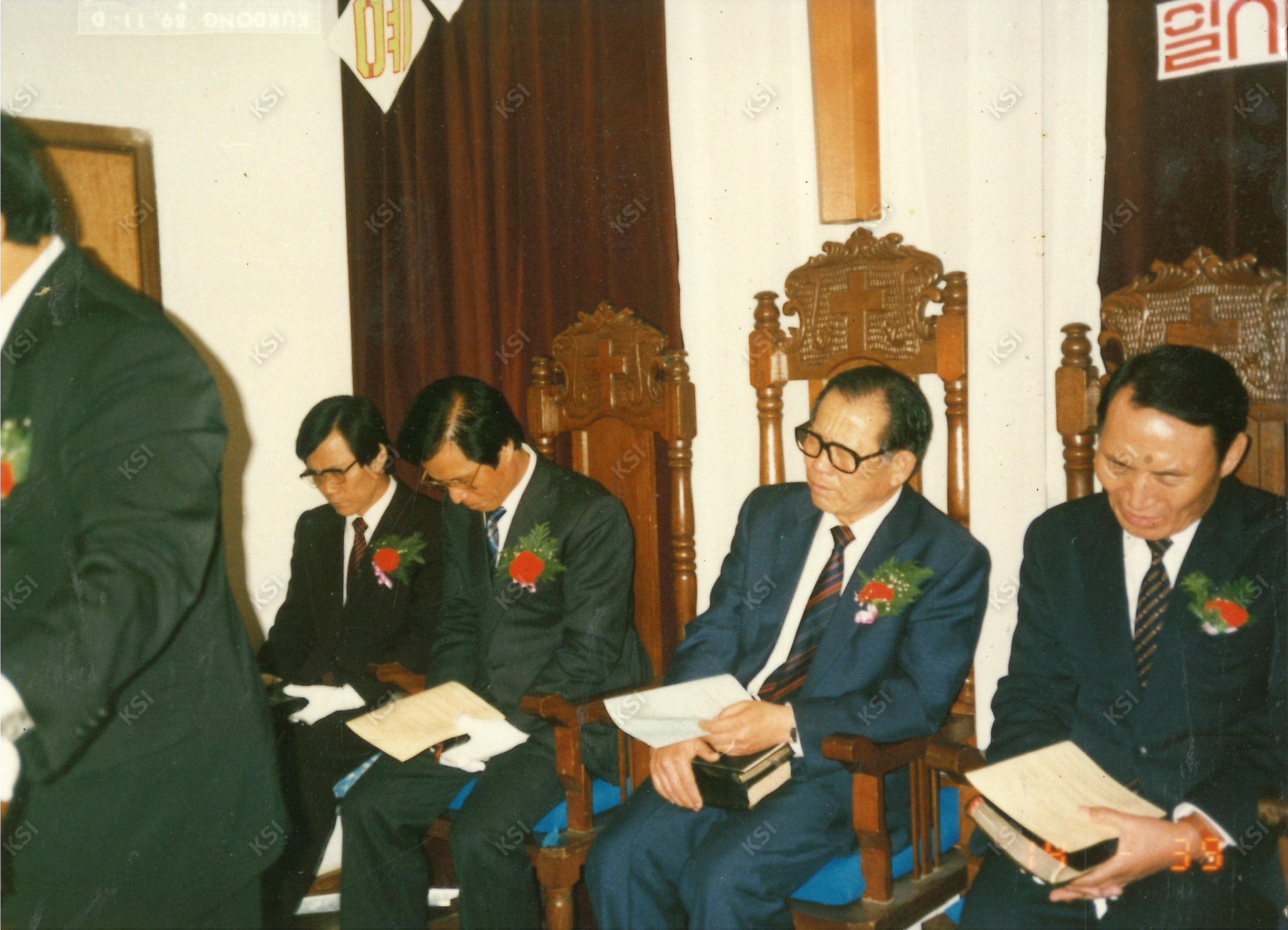1989년 서후교회 교인
