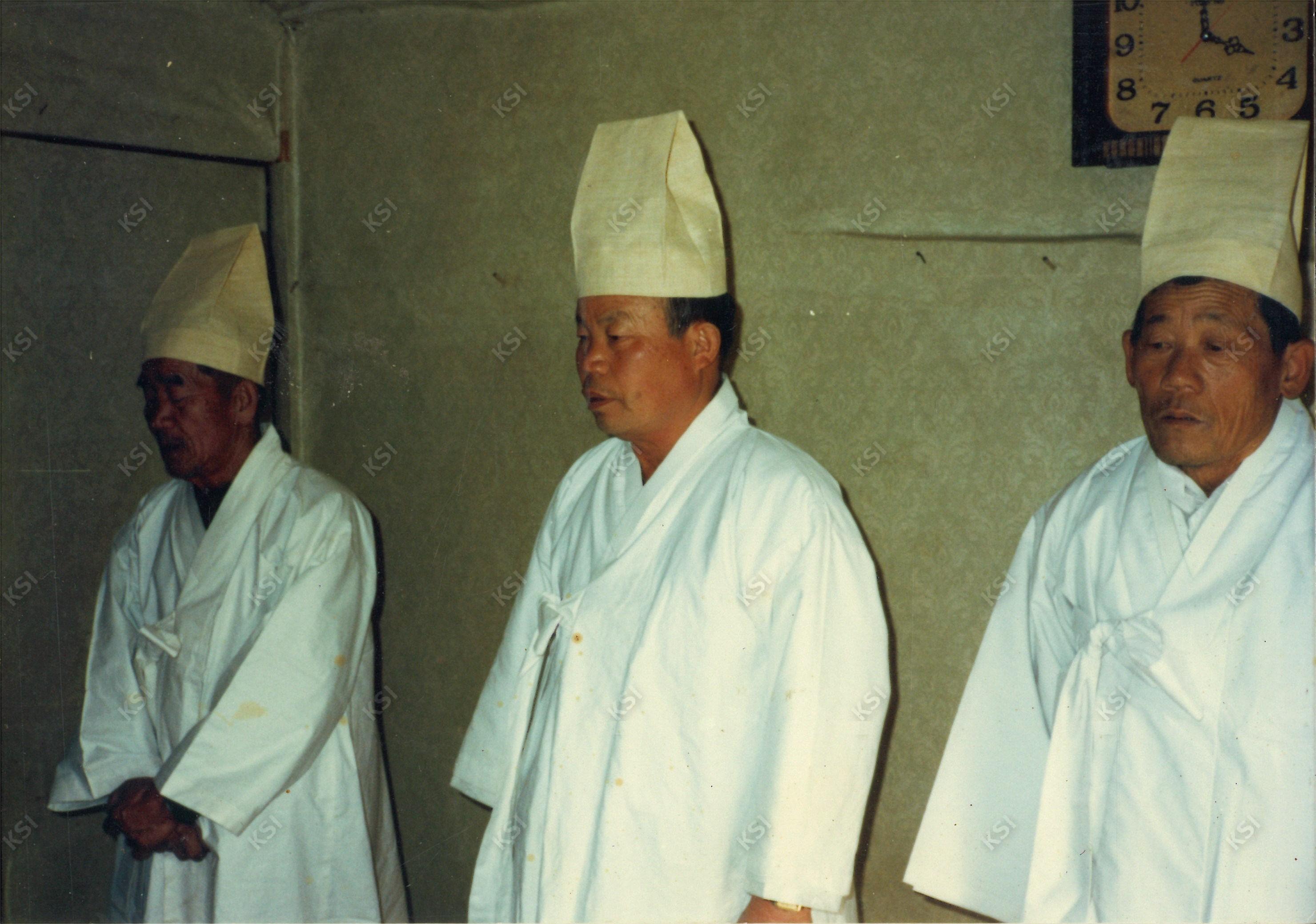 1990년 시아버지 초상을 치르는 상주들
