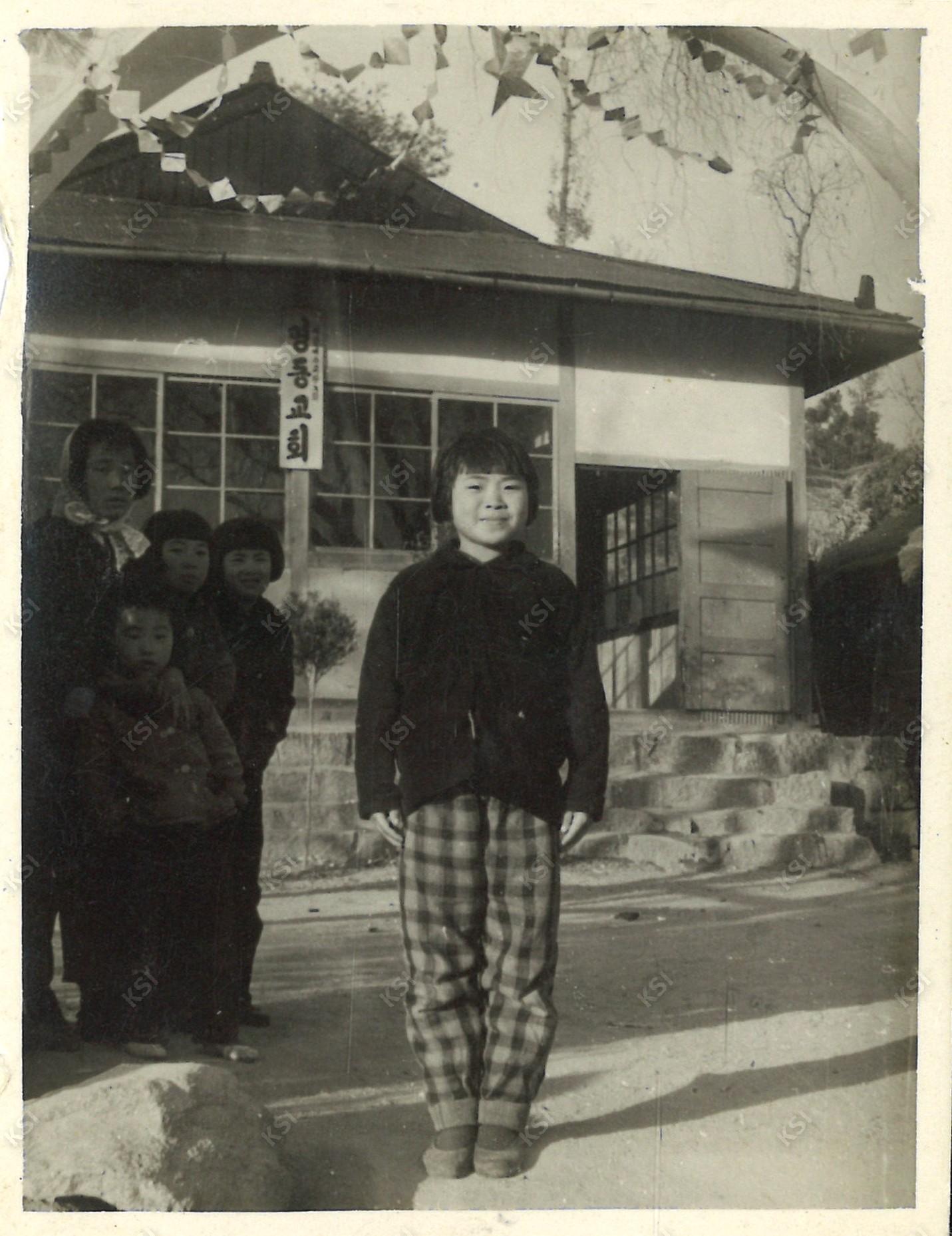 성탄절에 명동교회에서