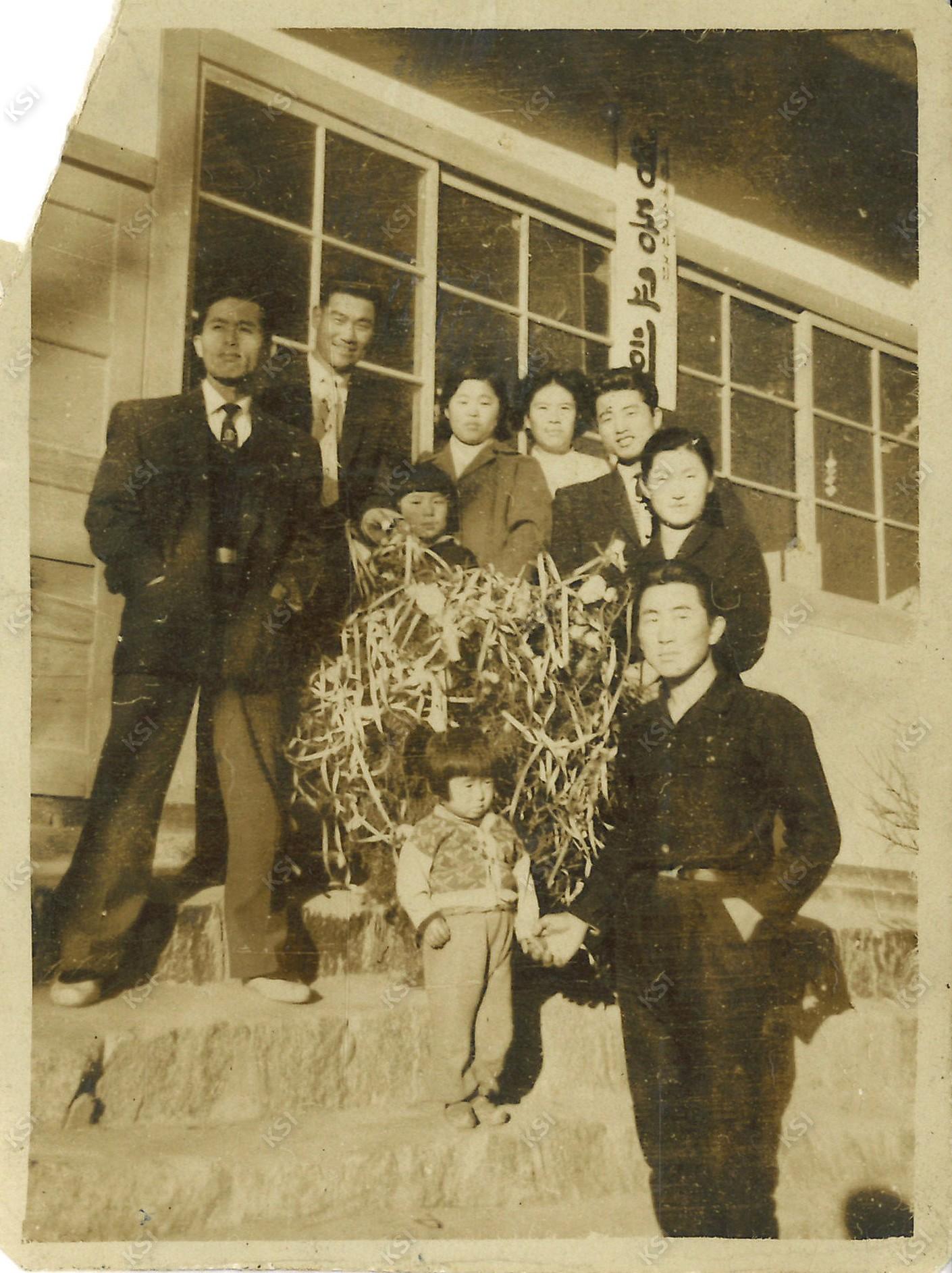1960년 성탄절날 명동교회에서
