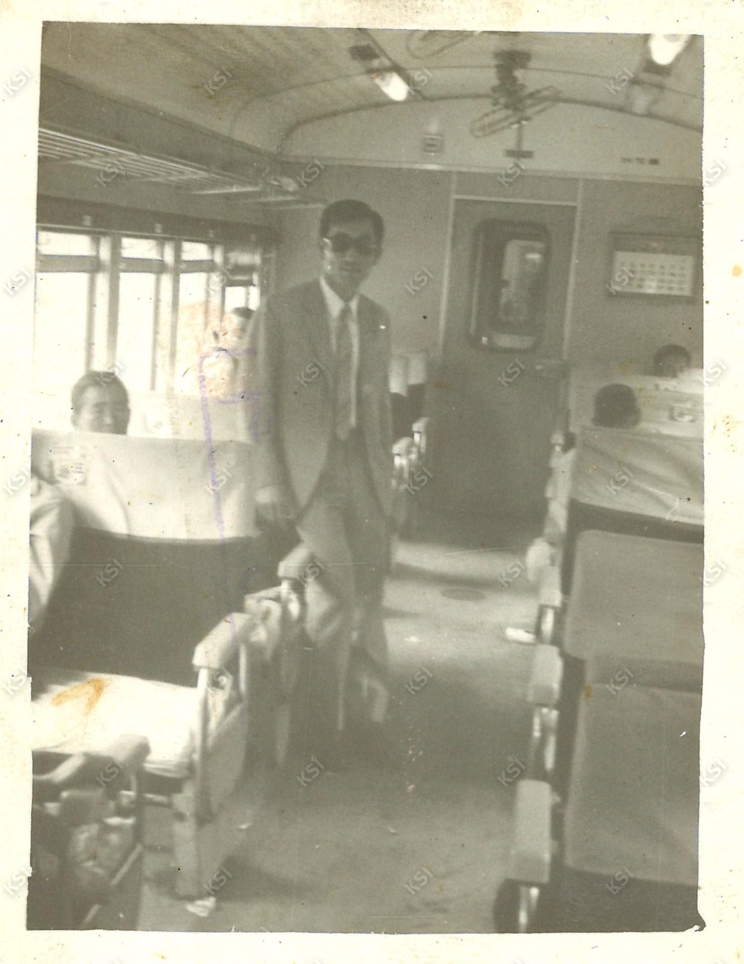 1960년대 기차안에서