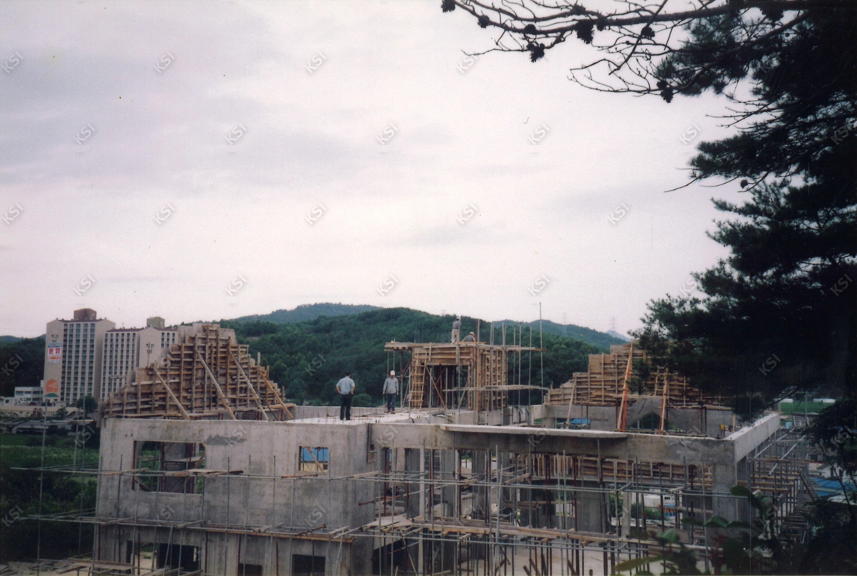 2000년대 초 명동교회 공사