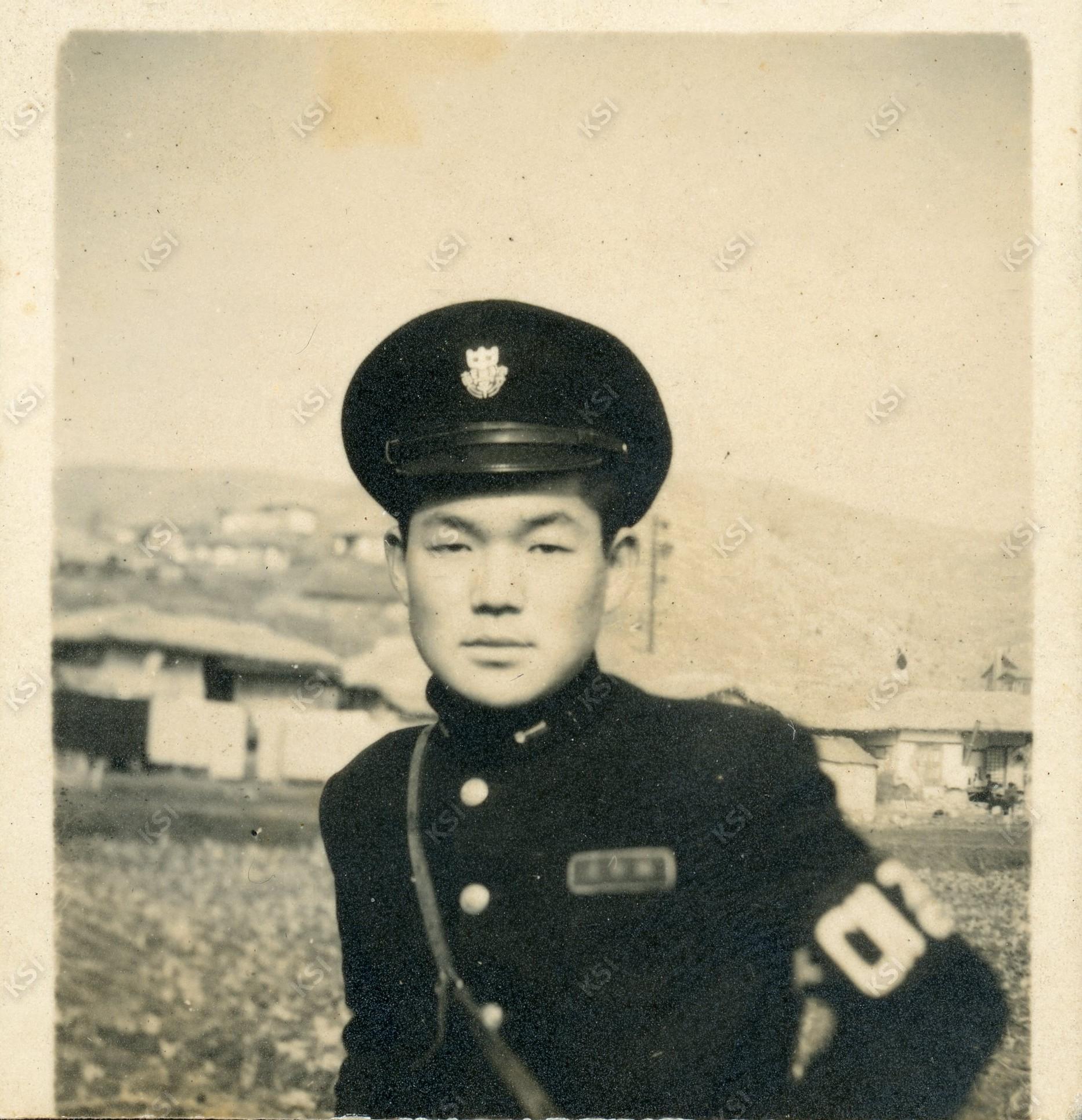 1958년 안동중학생의 복장