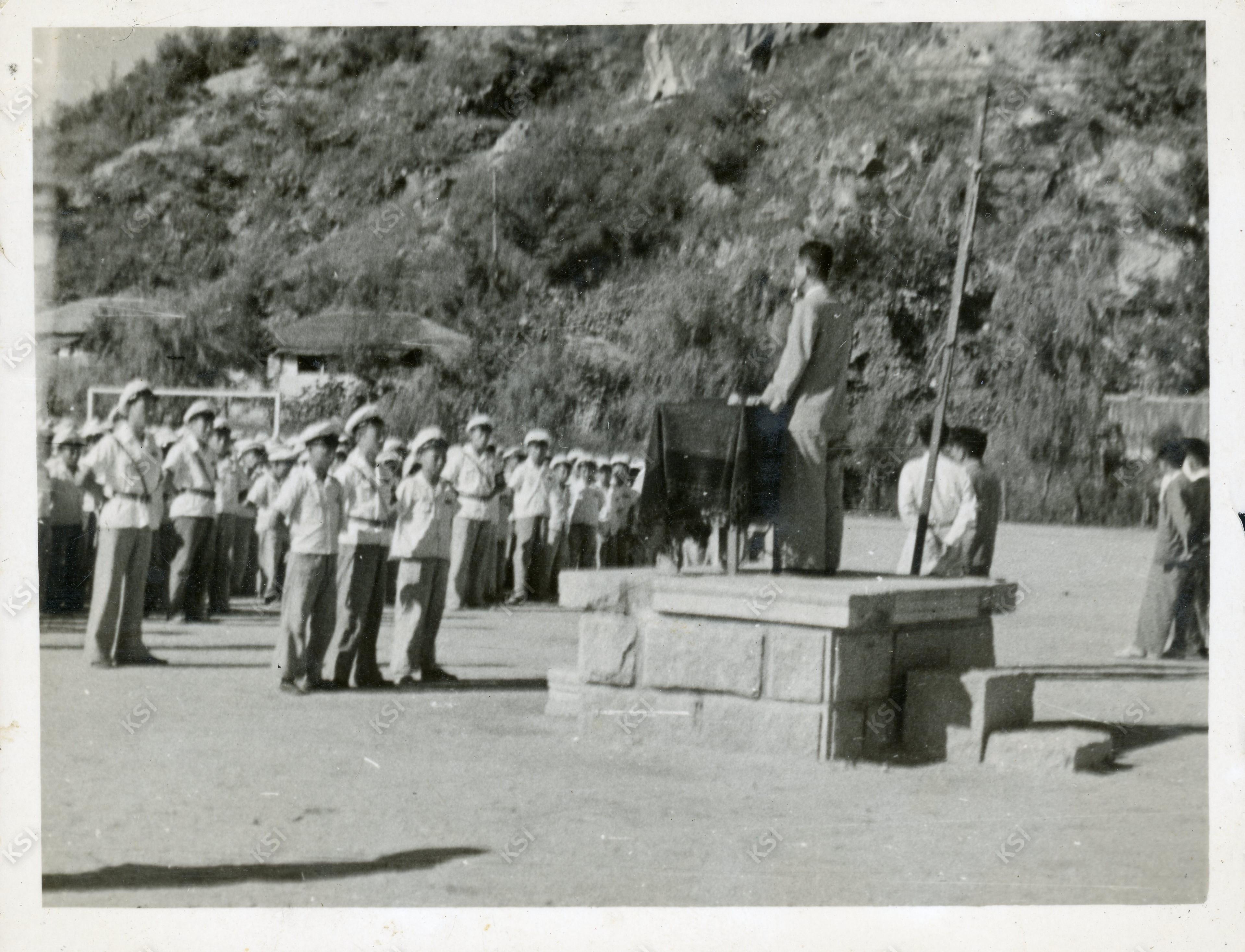 1957년 학도호국단 행사 훈시