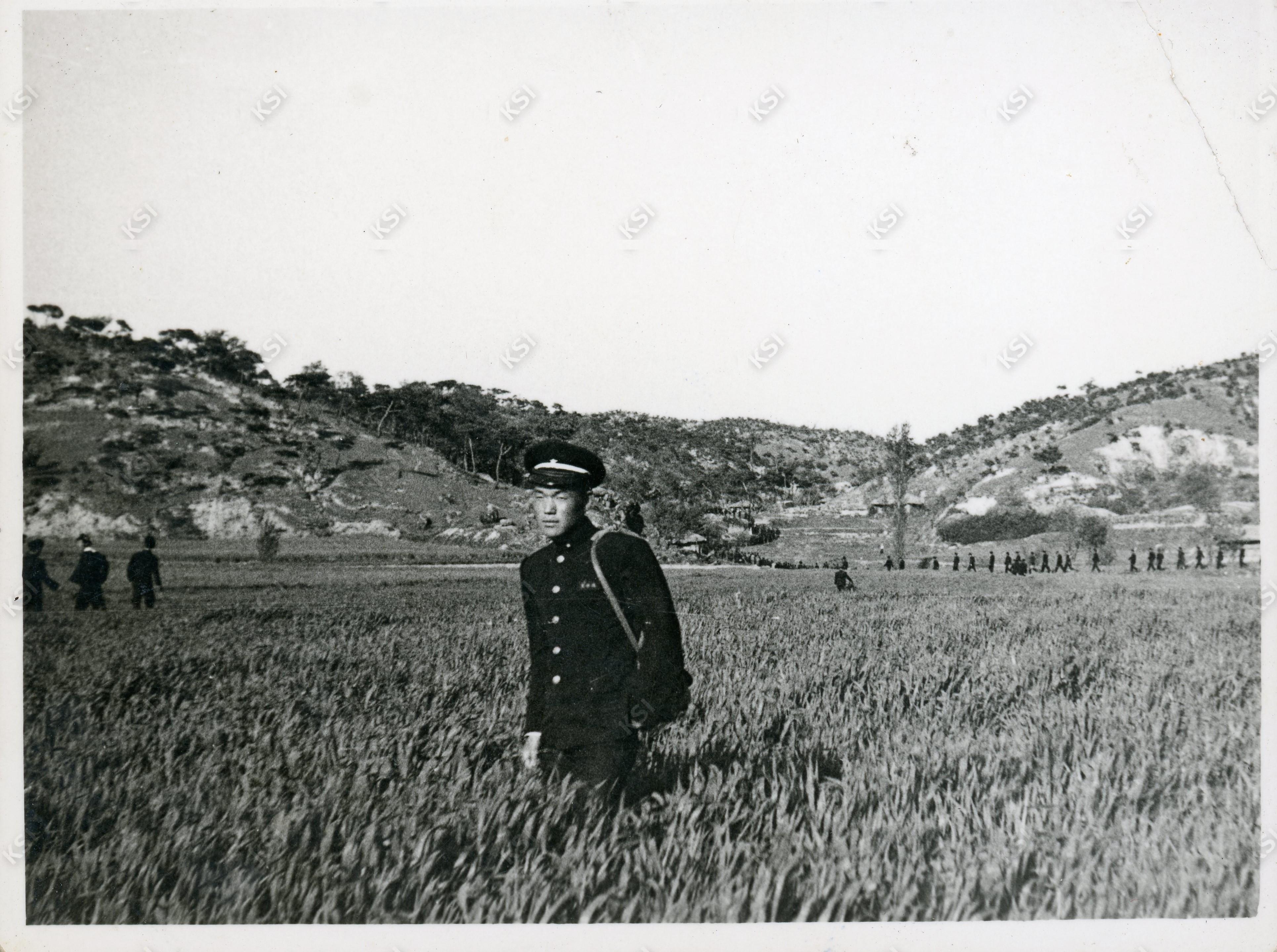 1960년대 마애마을의 안동고등학생 독사진