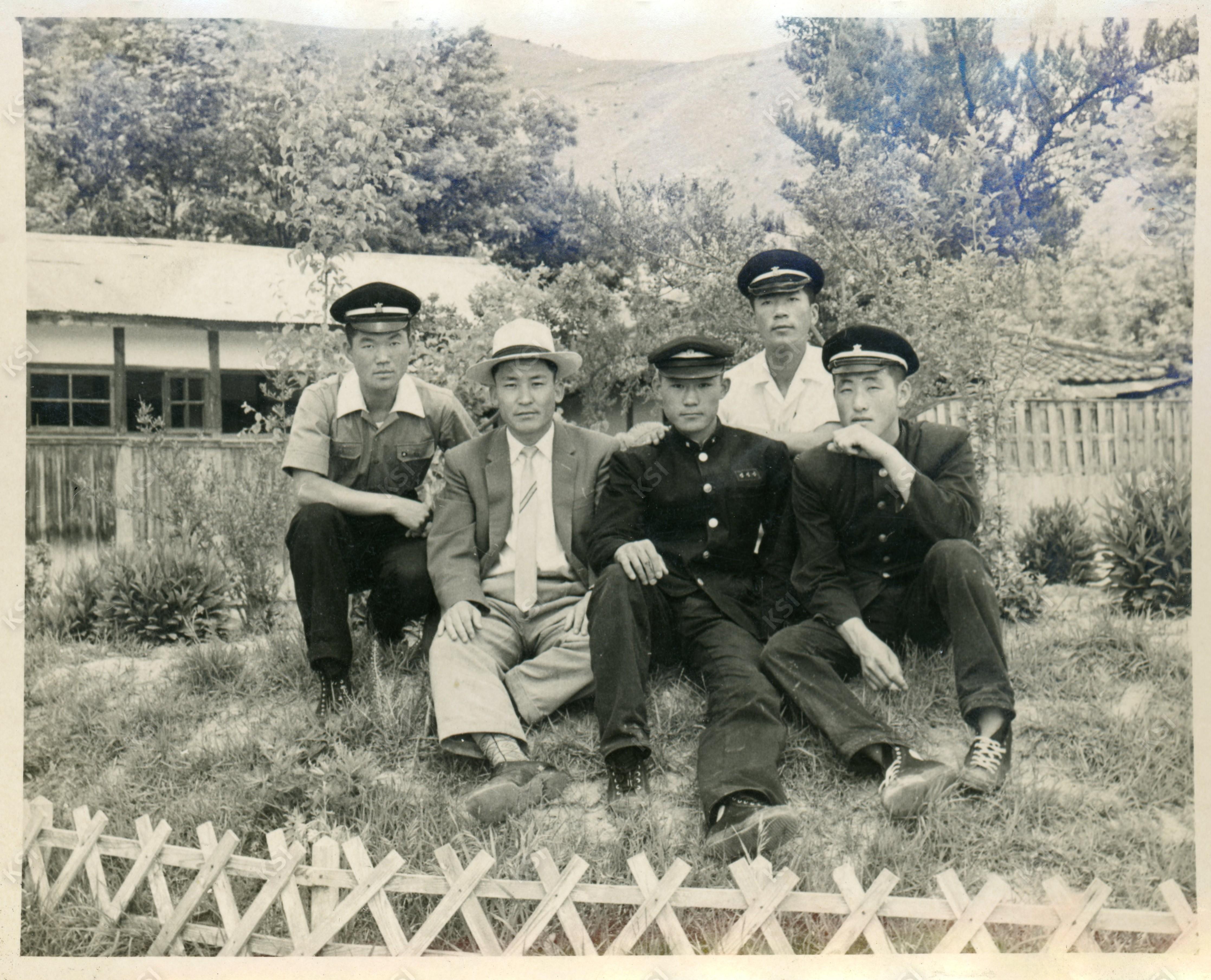 1959년 안동고등학생들과 선생님