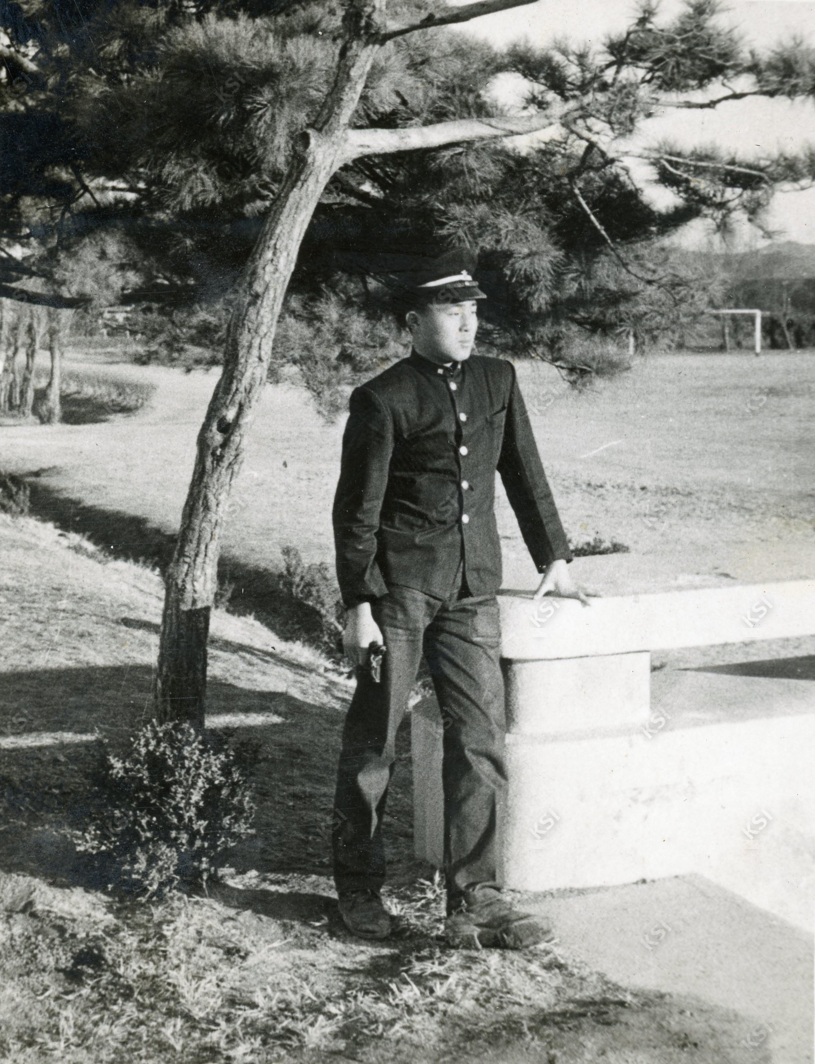 1959년 안동고등학교 운동장에서
