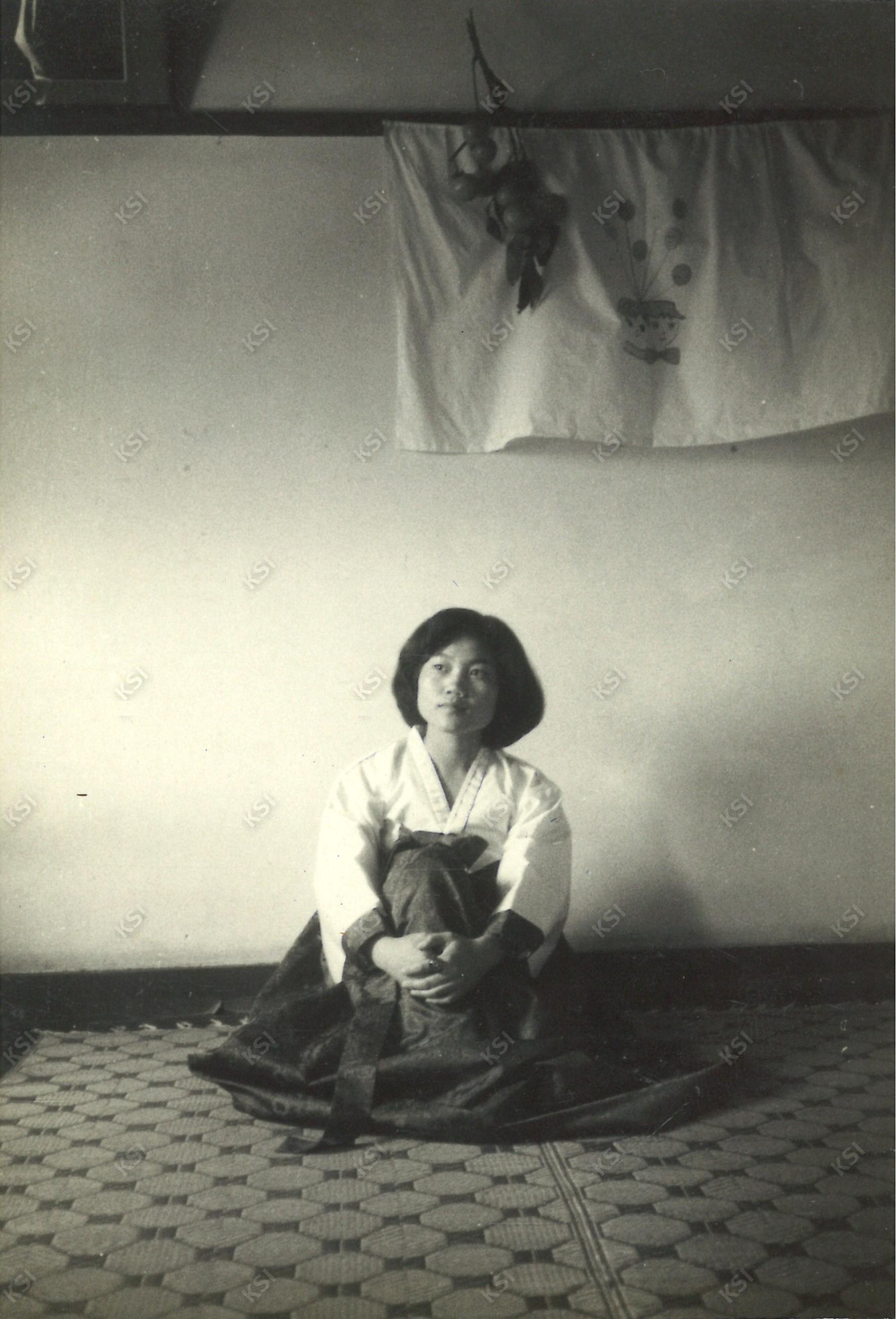 1970년대 중반 안동간호전문학교 기숙사에서