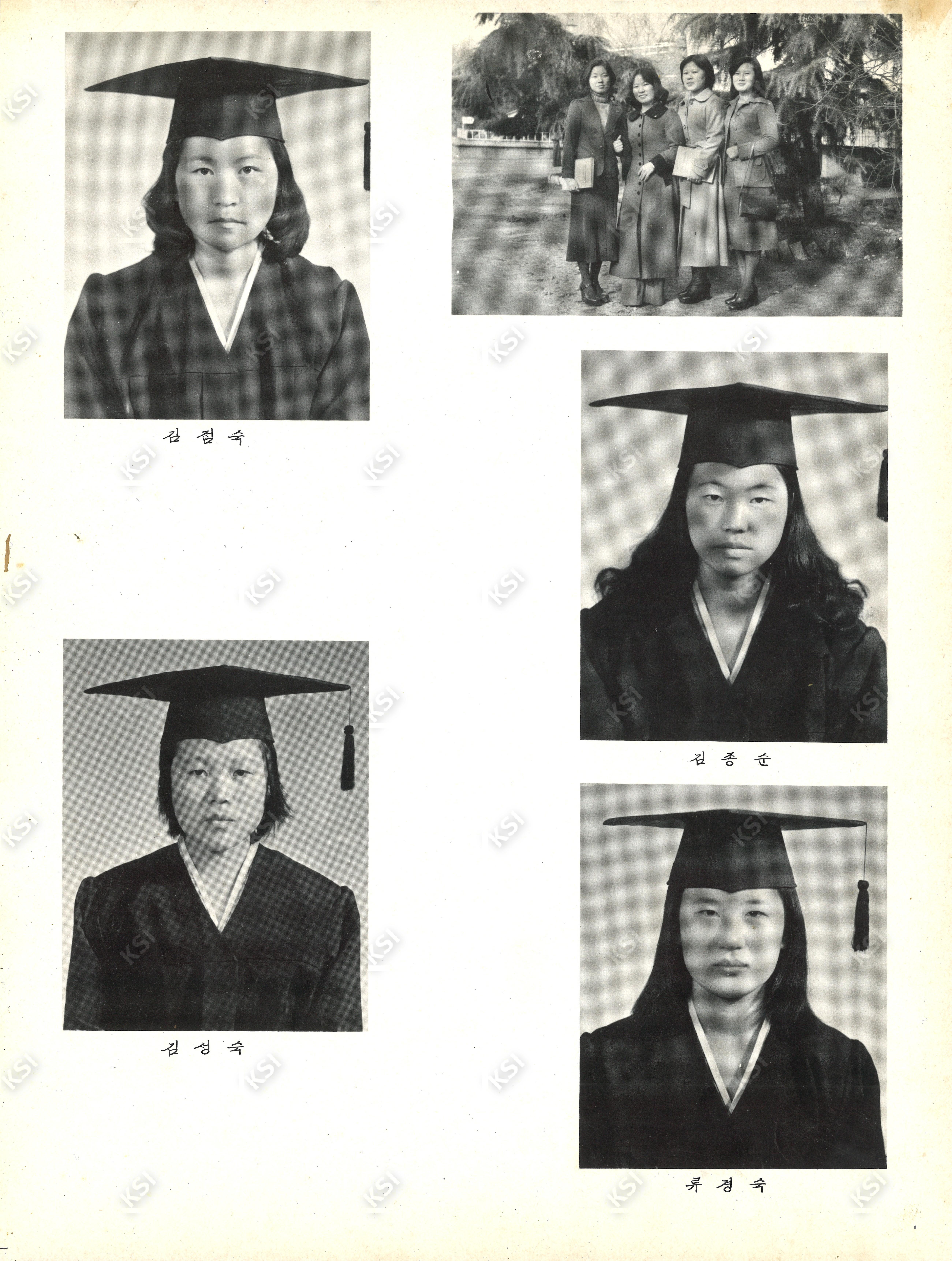 1976년 안동간호전문학교 졸업생