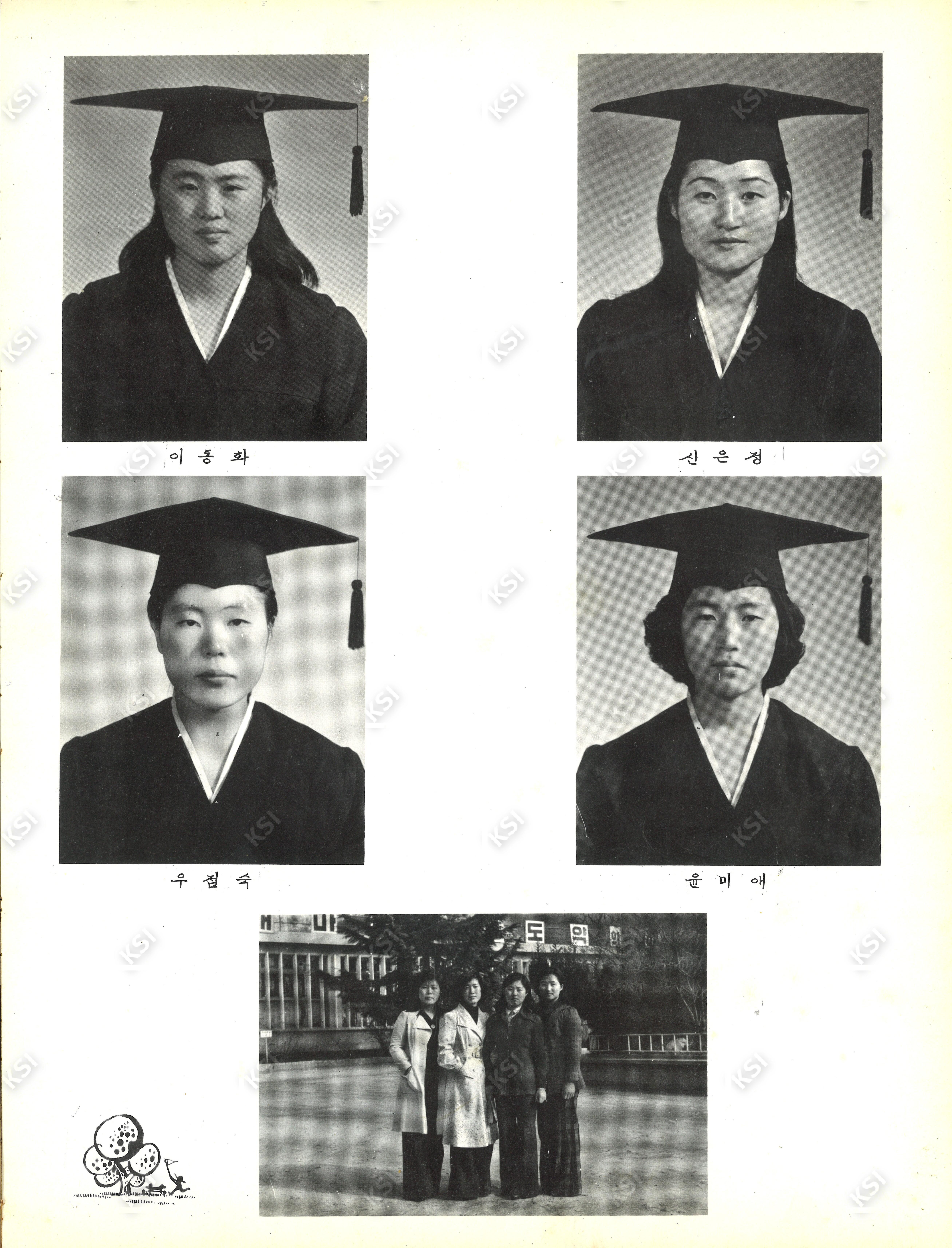 1976년 안동간호전문학교 졸업생