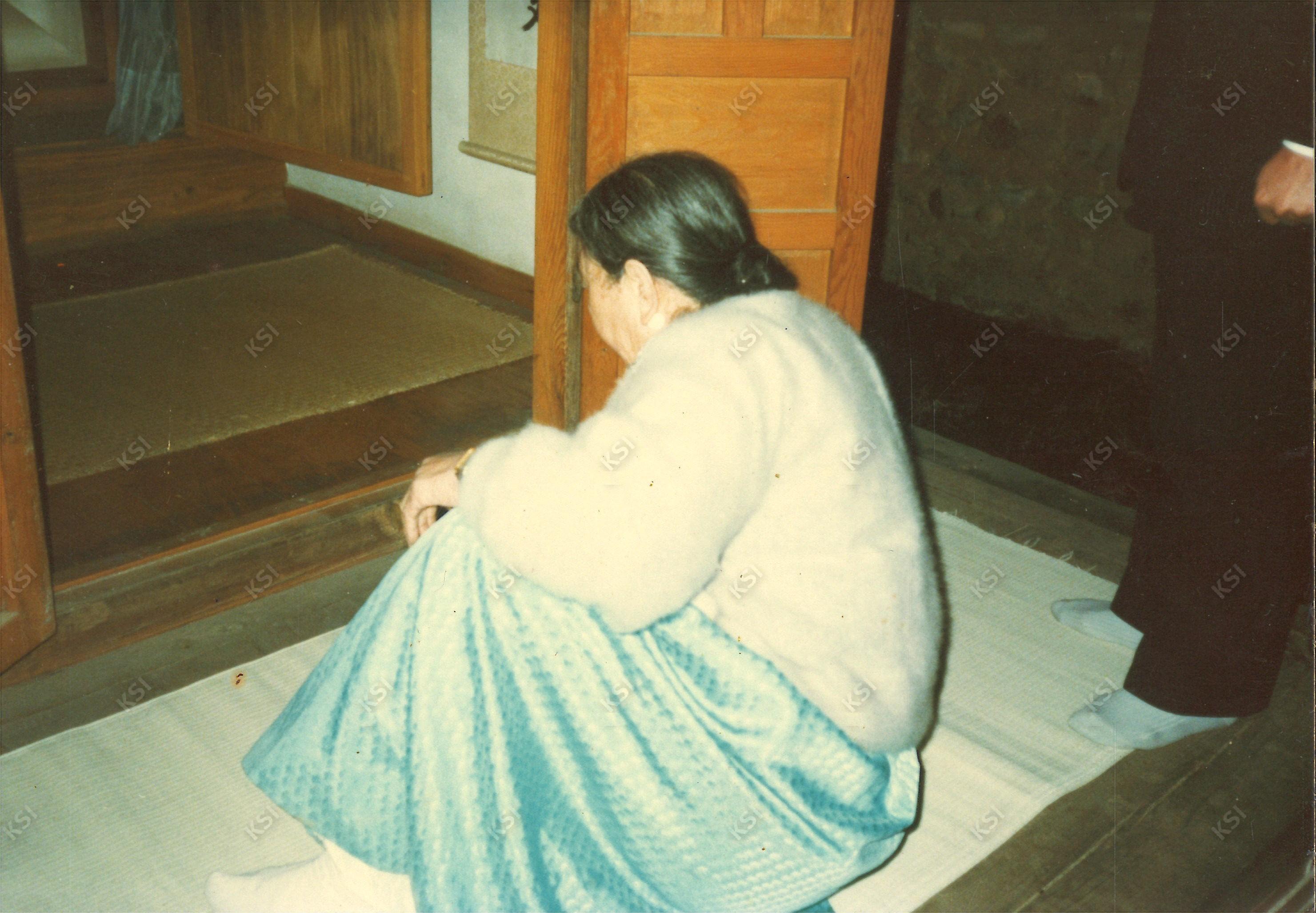1990년대 초 학봉 종부 조필남의 모습