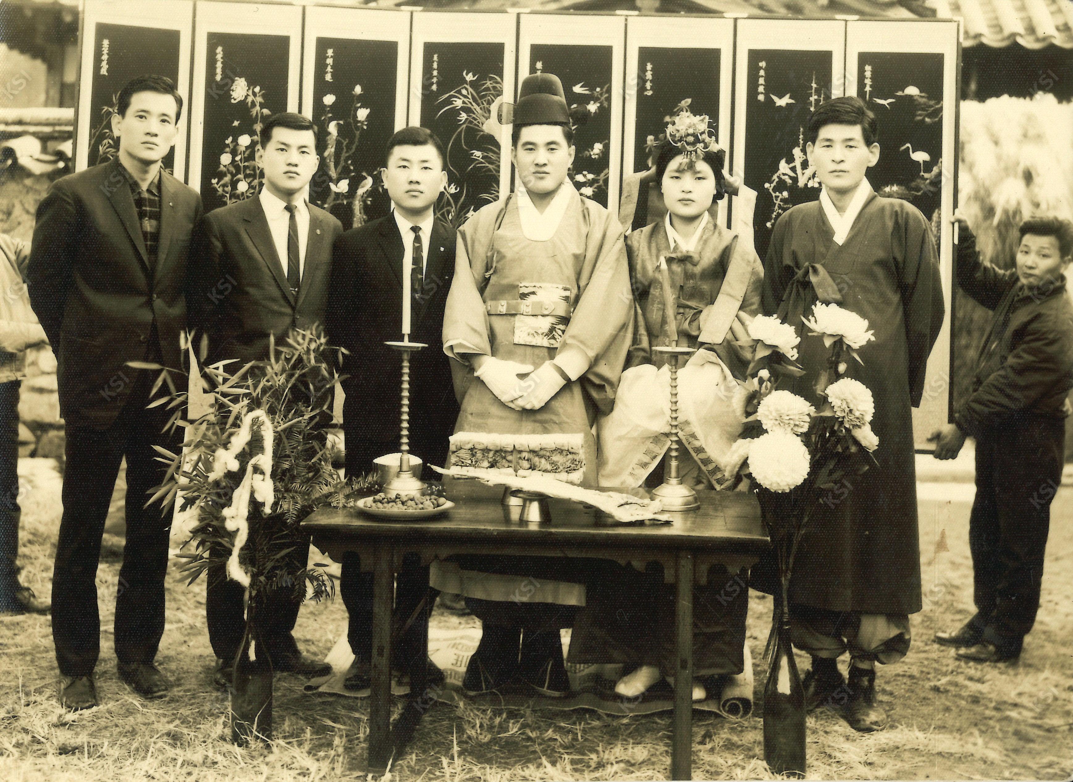 1966년 차종손 퇴계종택에서의 혼례