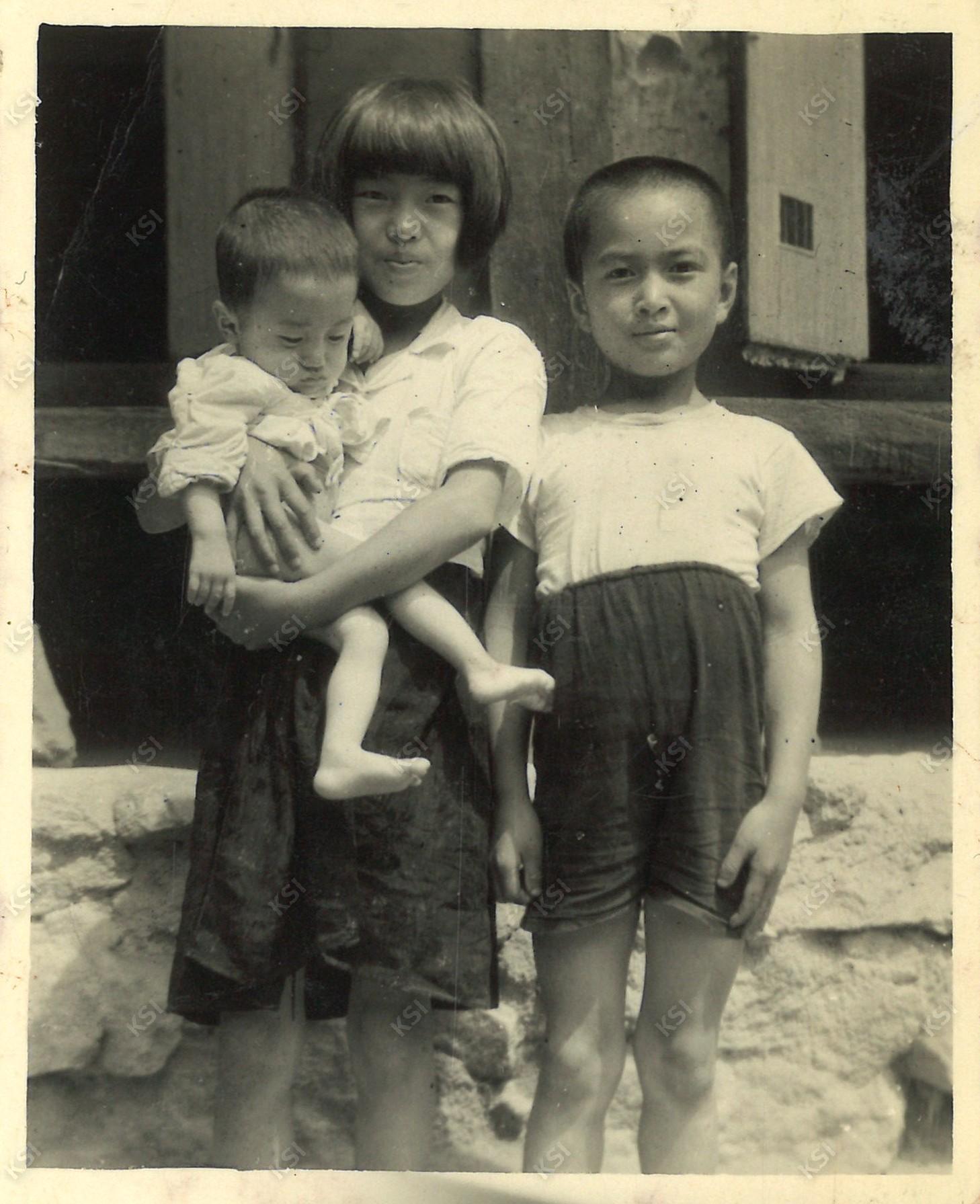 1958년 학봉종가 선대 종손의 자녀들