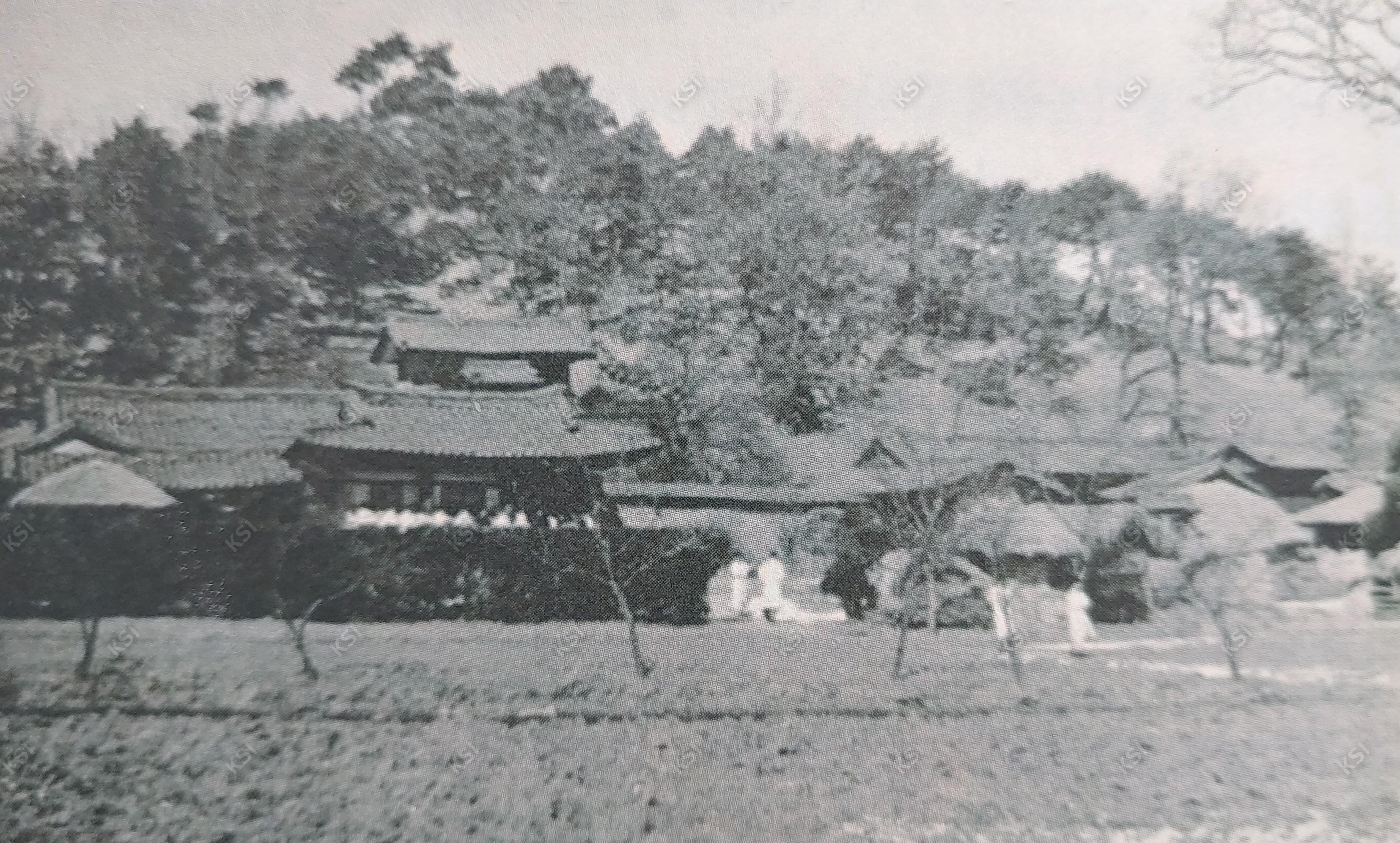 1950년대 설날 불천위 사당 차례를 지내러 모인 제관들